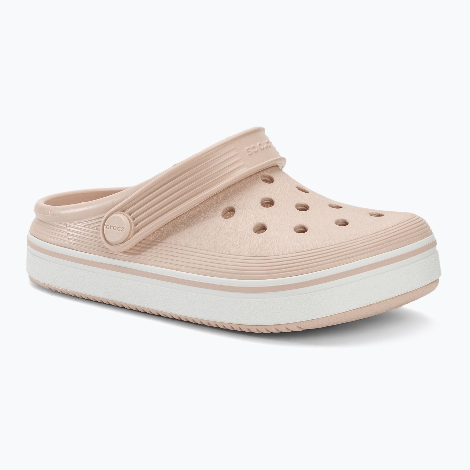 Klapki dziecięce Crocs Crocband Clean Off Court Clog Kids quartz 