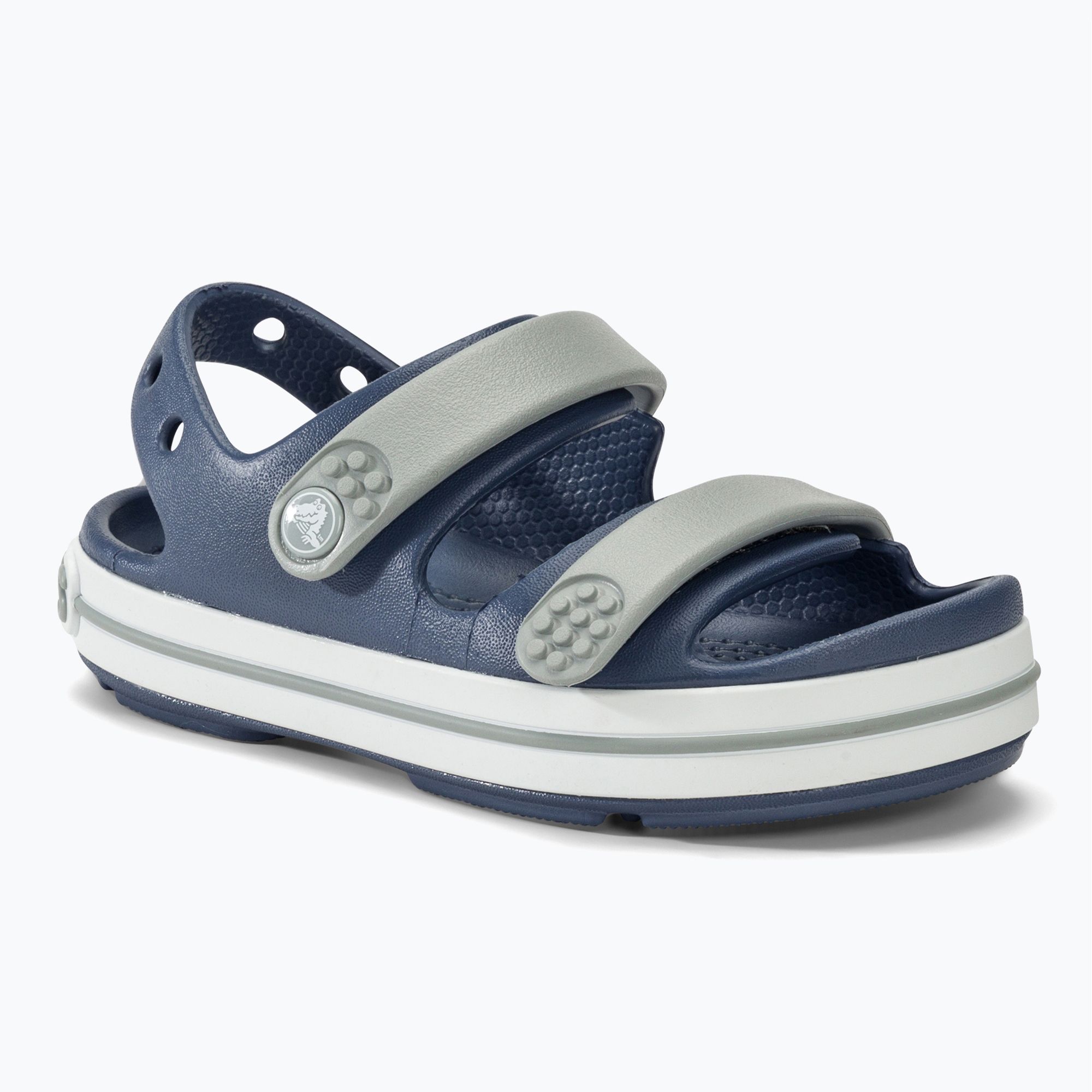 Sandały dziecięce Crocs Crocband Cruiser Toddler bijou blue/light grey 
