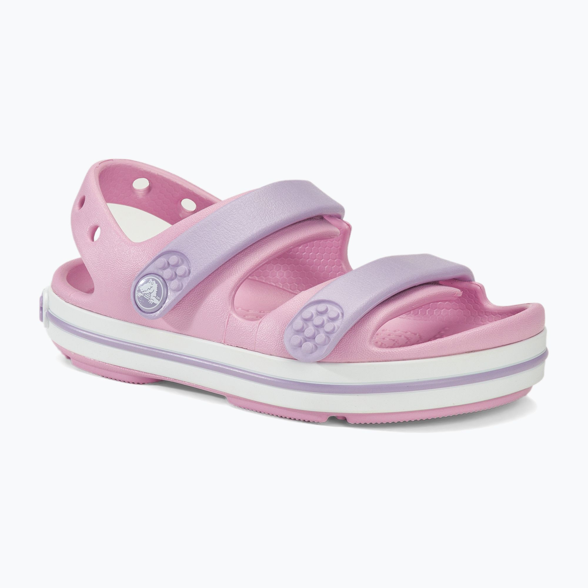 Sandały dziecięce Crocs Crocband Cruiser Toddler ballerina/lavender 