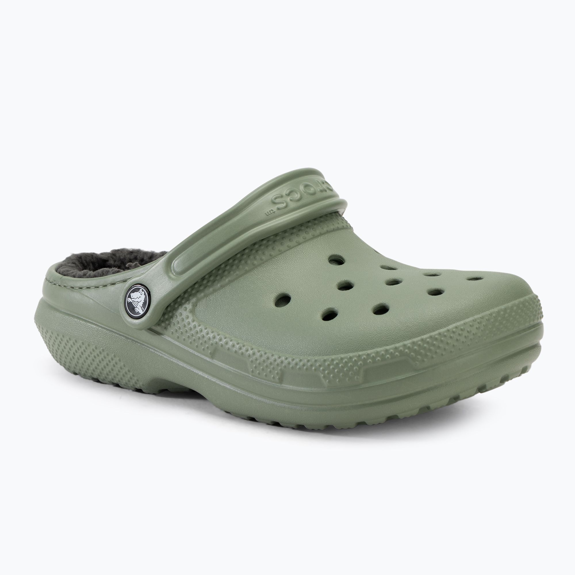 Klapki Crocs Classic Lined Clog moss/multi 