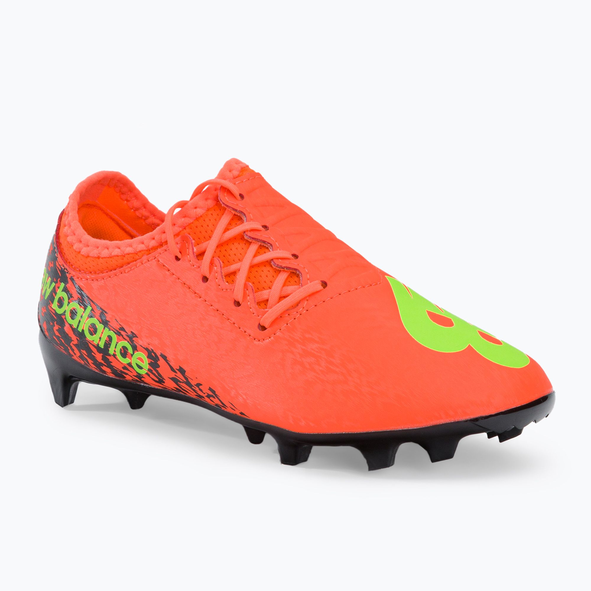 Buty piłkarskie dziecięce New Balance Furon Dispatch V7 FG neon dragonfly 