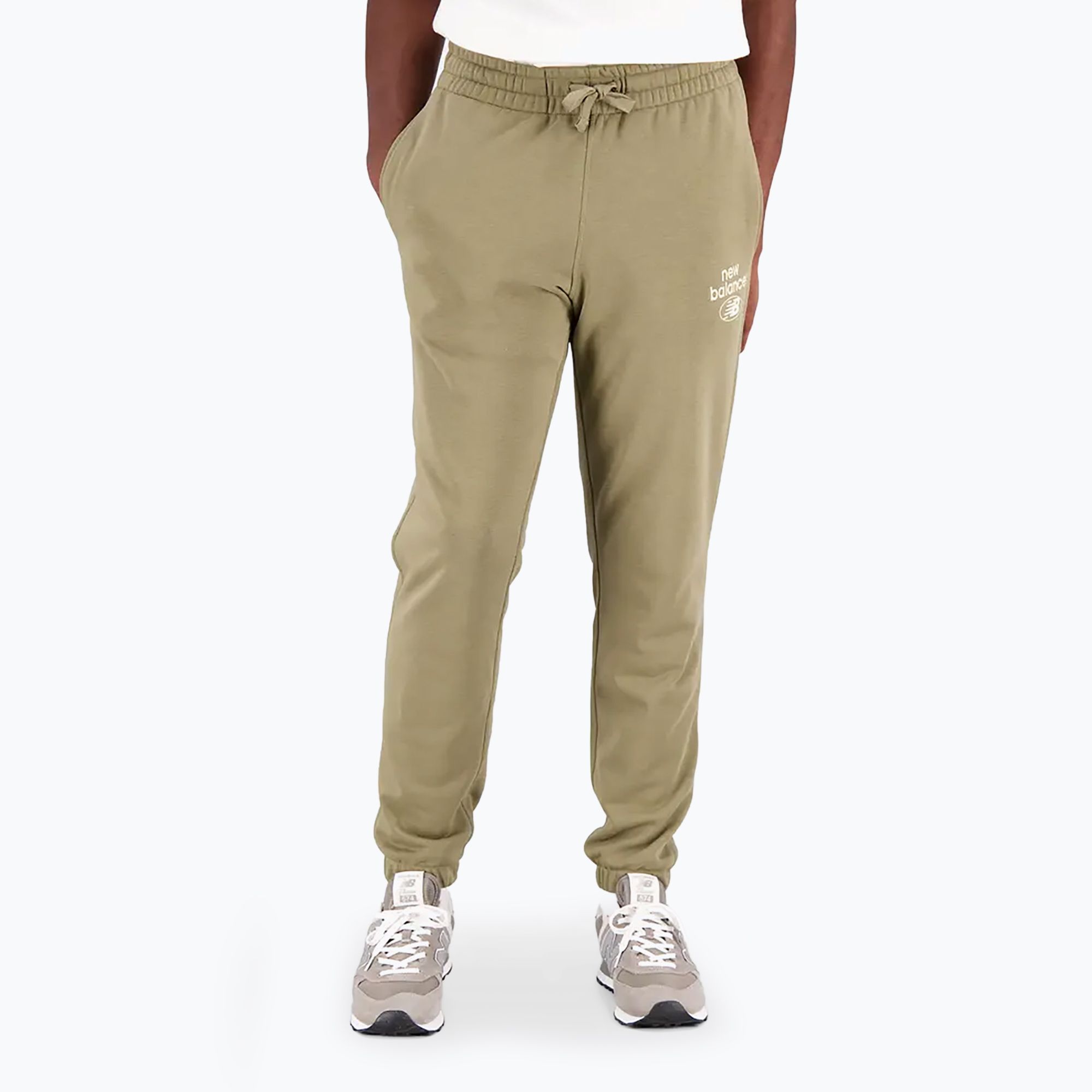 Spodnie męskie New Balance Essentials Reimagined French green 