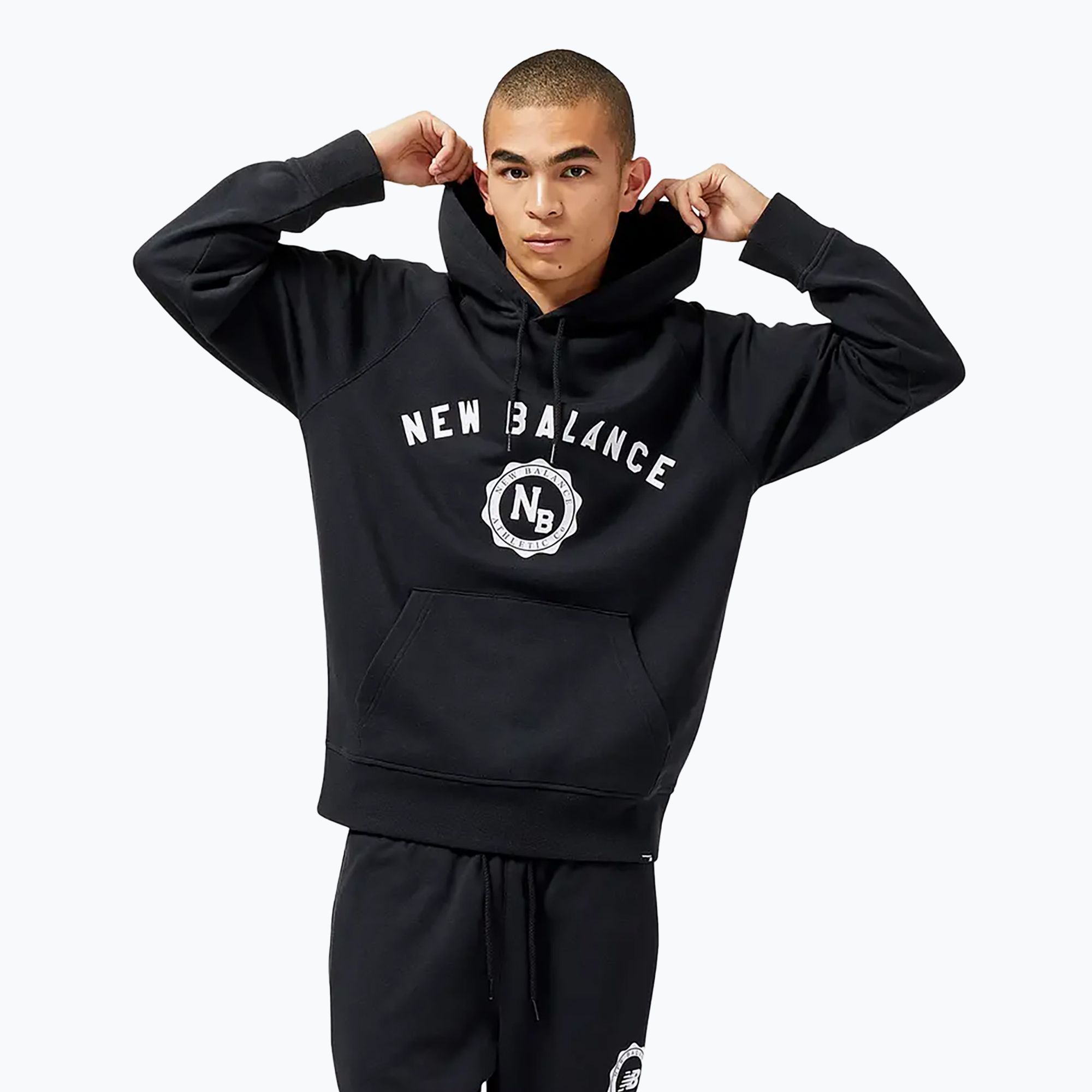 Bluza męska New Balance Sport Seasonal French Terry black 