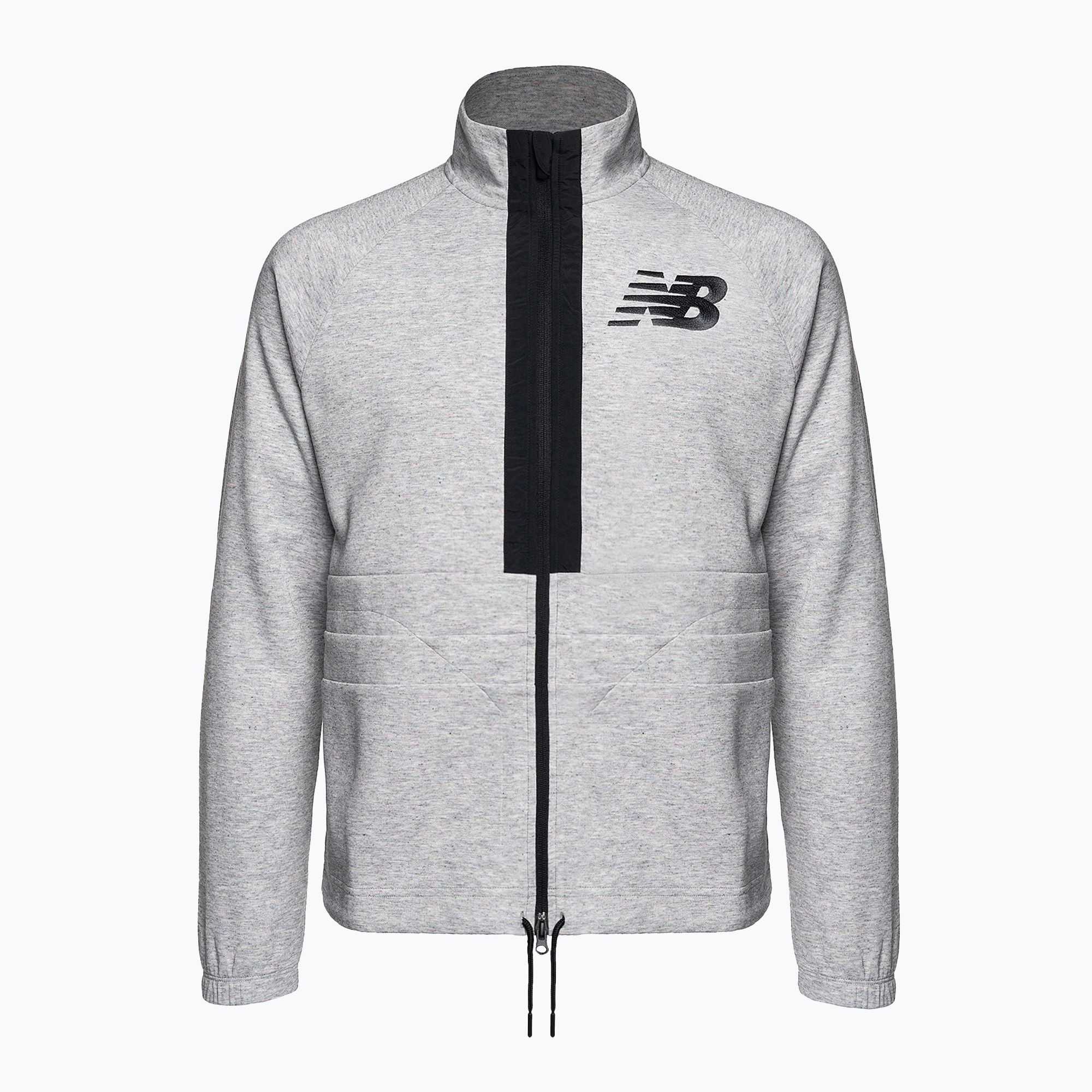 Kurtka treningowa New Balance Uni-Ssentials Moments spinnex grey 