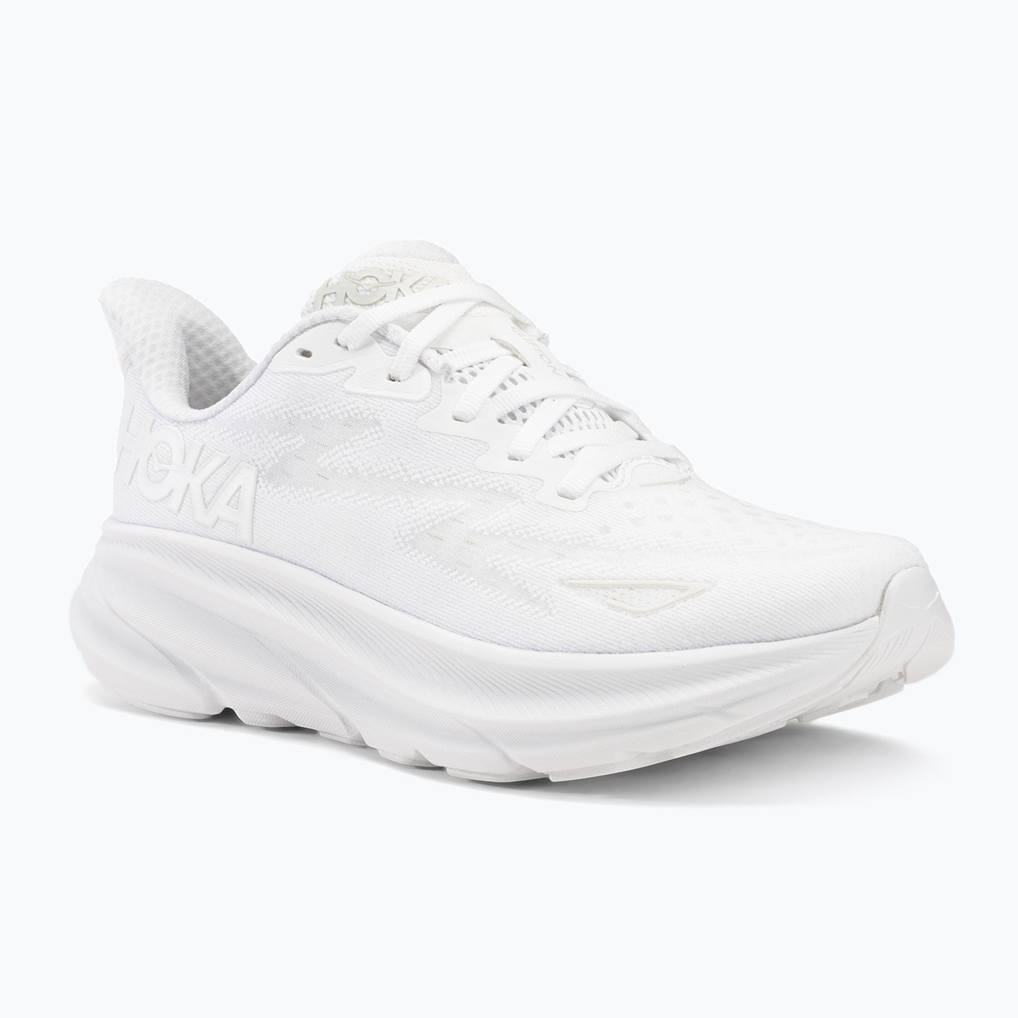 Buty do biegania damskie HOKA Clifton 9 white/white 