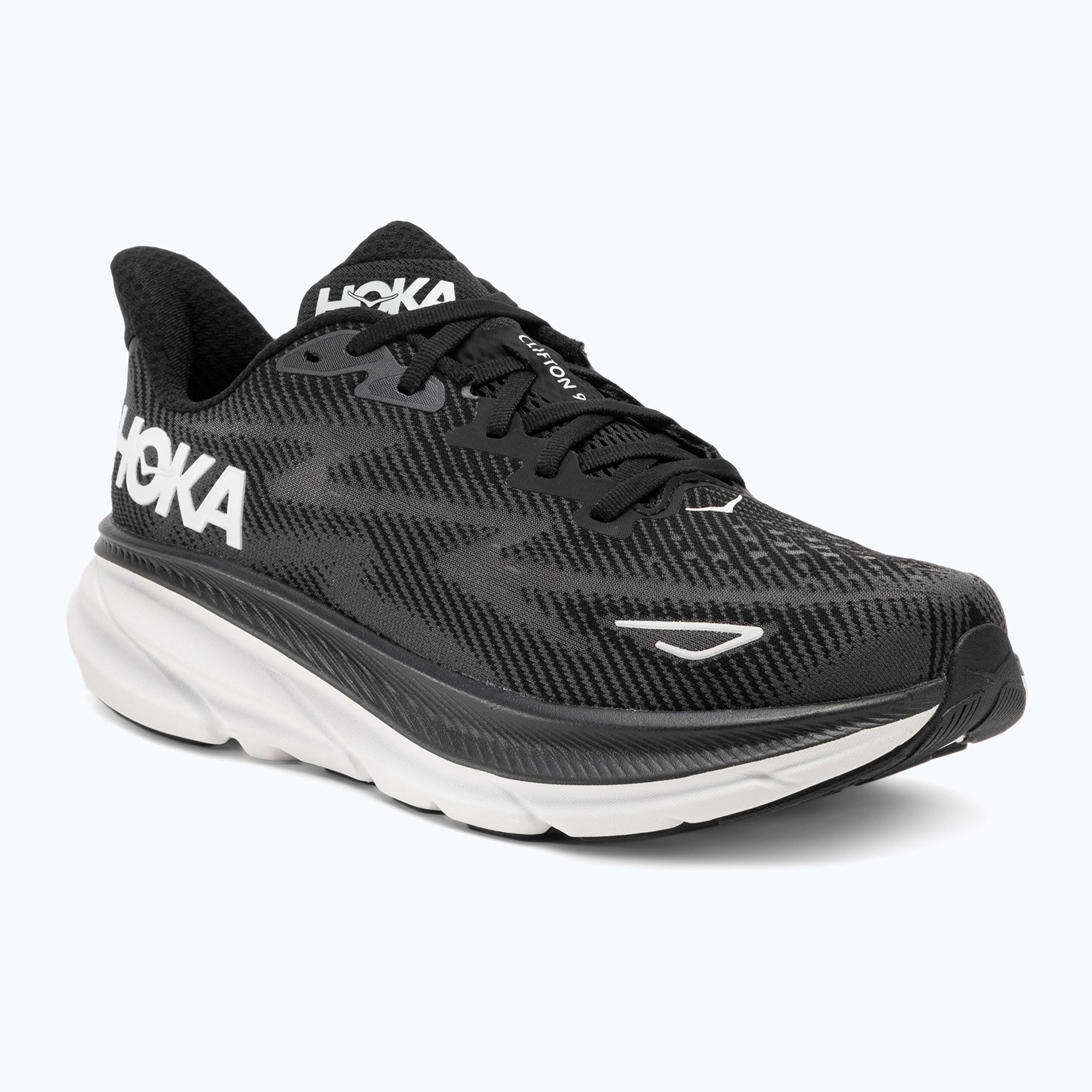 Buty do biegania męskie HOKA Clifton 9 Wide black/white 