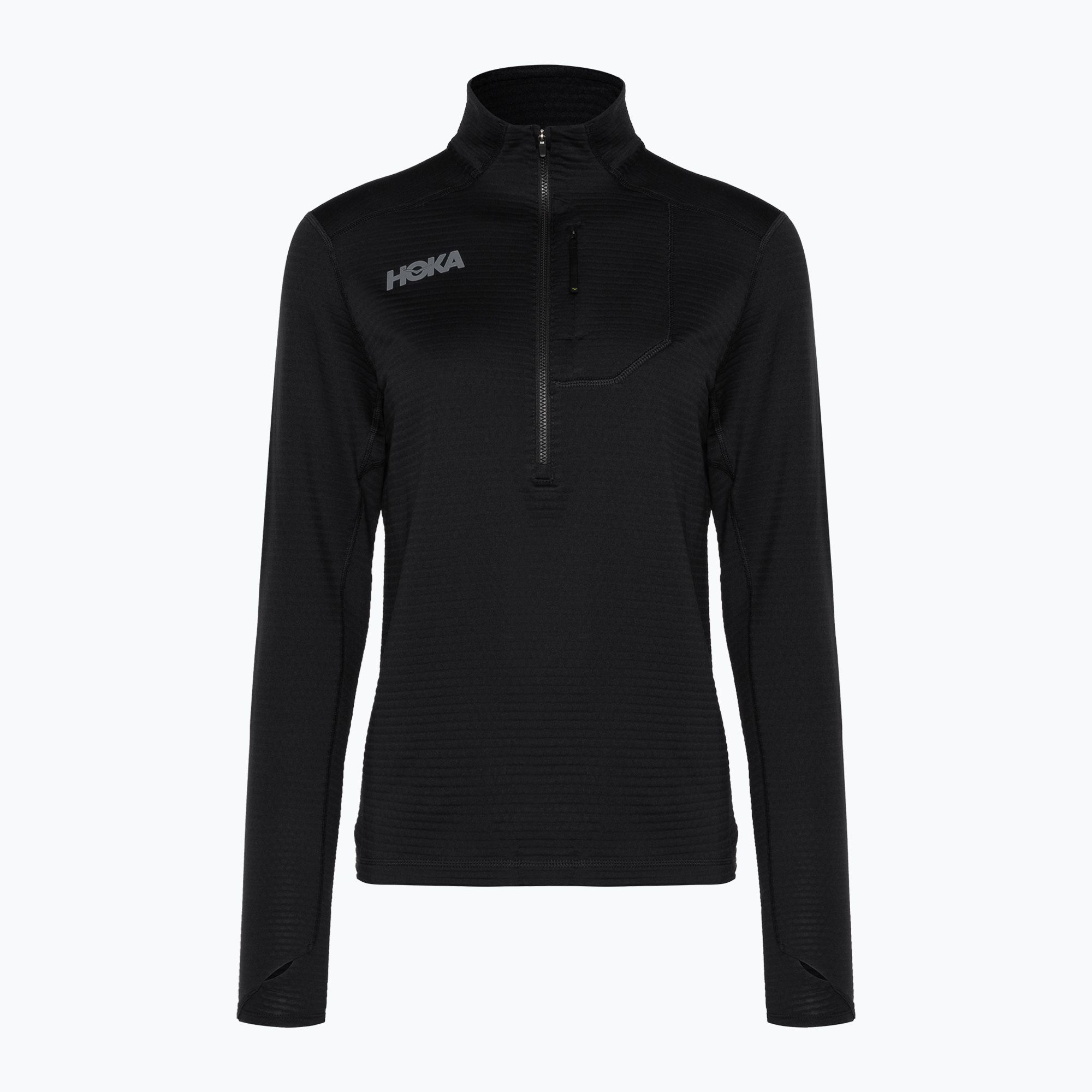 Bluza do biegania damska HOKA 1/2 Zip black 