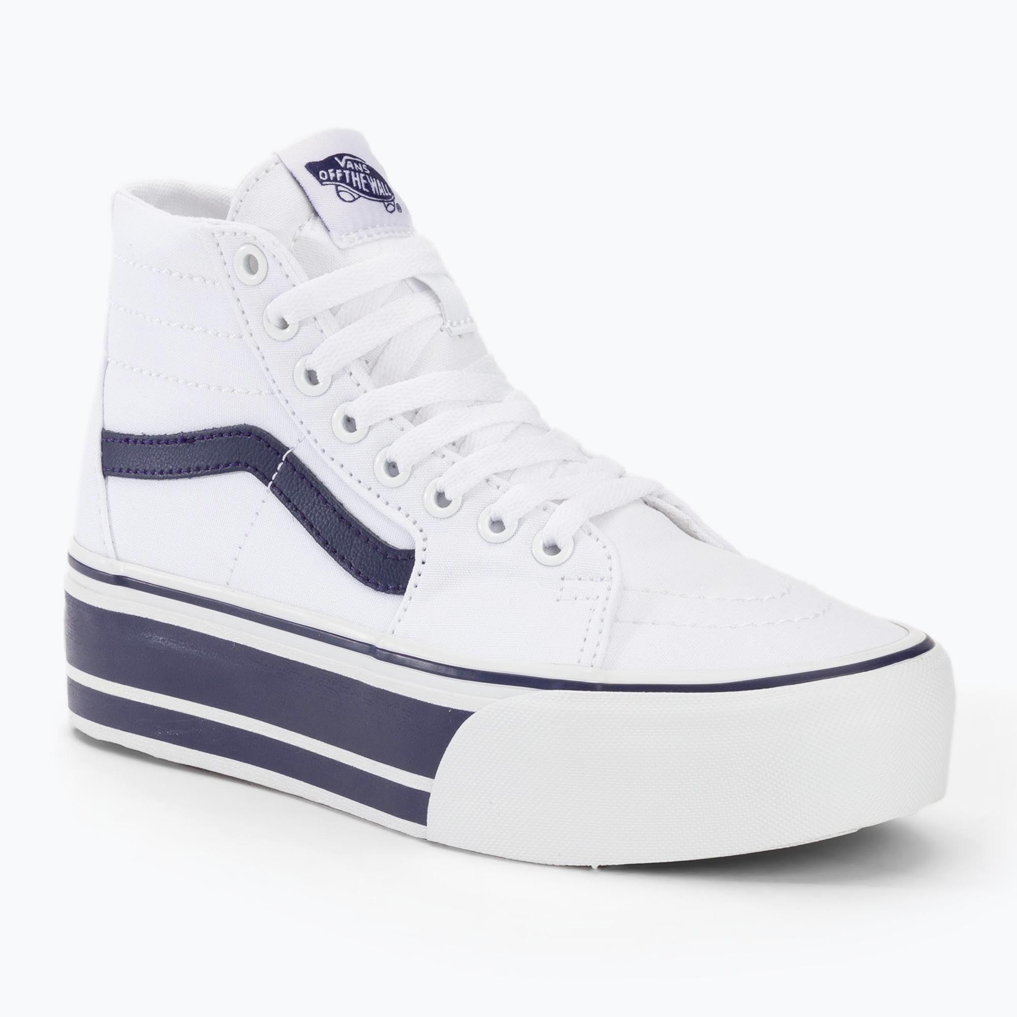 Buty Vans UA SK8-Hi Tapered Stackform Sport Stripes navy true/white 
