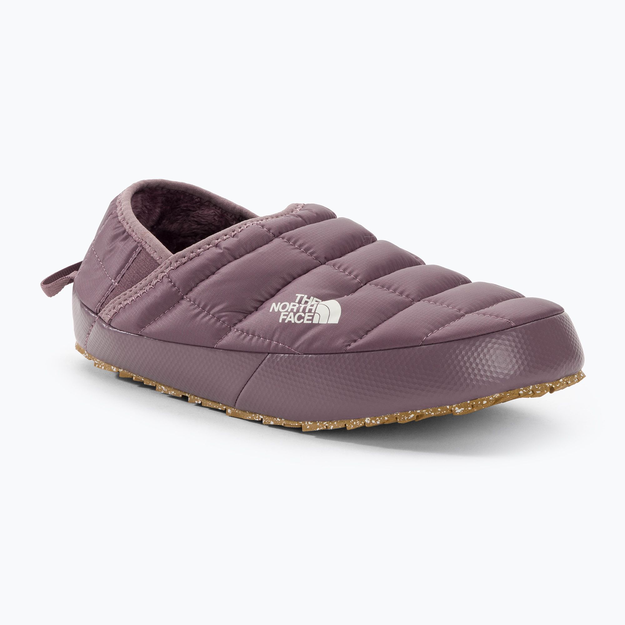 Kapcie damskie The North Face Thermoball Traction Mule V fawn grey/gardenia white 