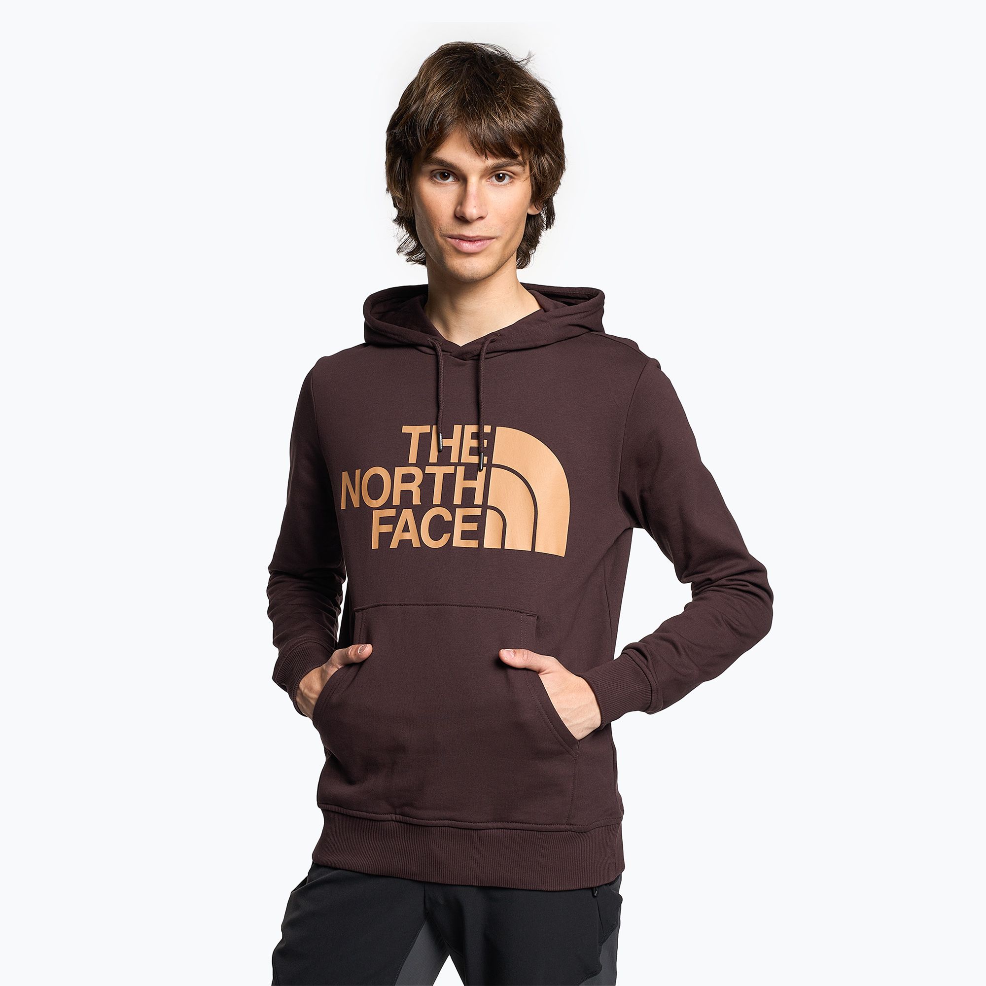 Bluza męska The North Face Standard Hoodie coal brown/almond butter 