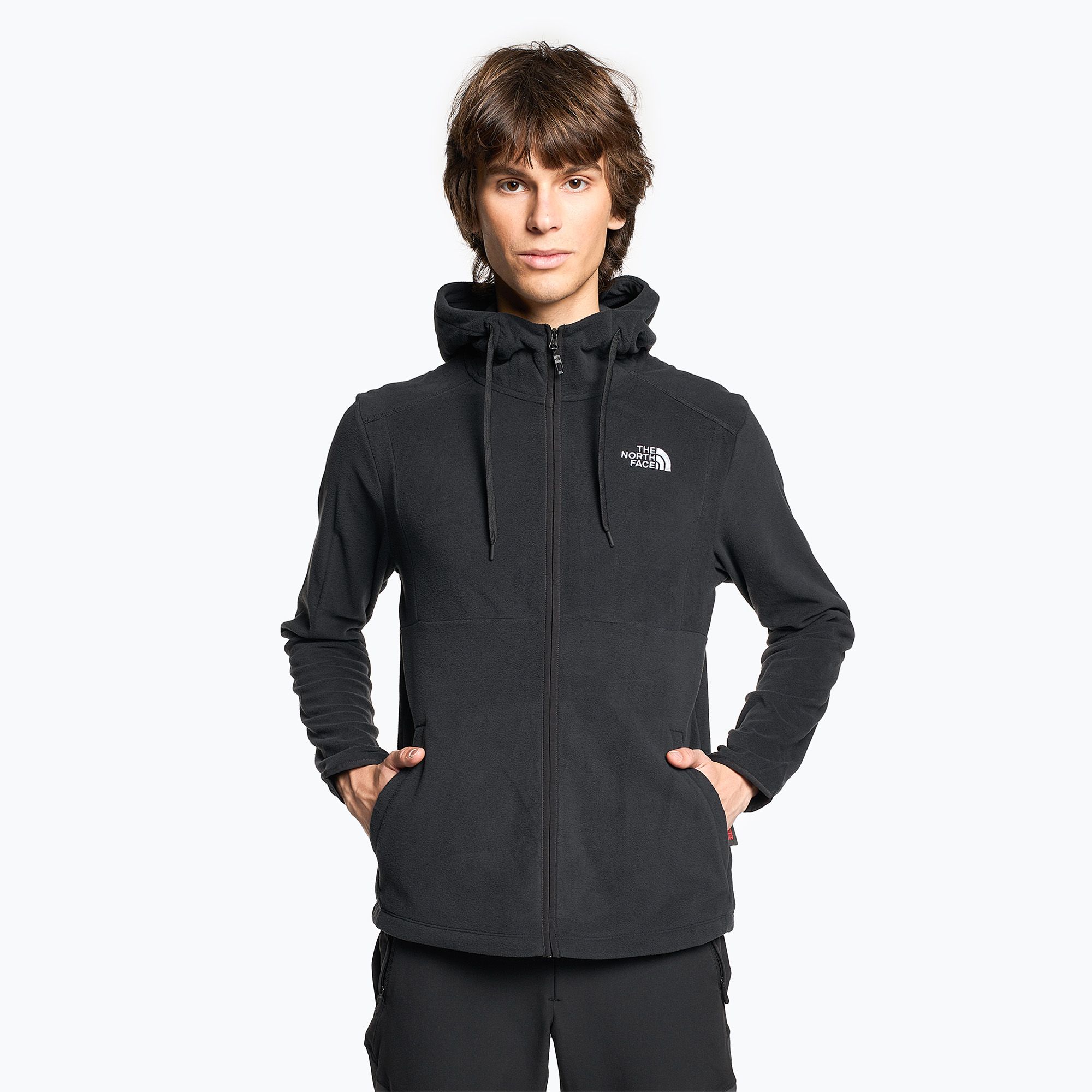 Bluza trekkingowa męska The North Face Homesafe Full Zip Fleece Hoodie black/black 