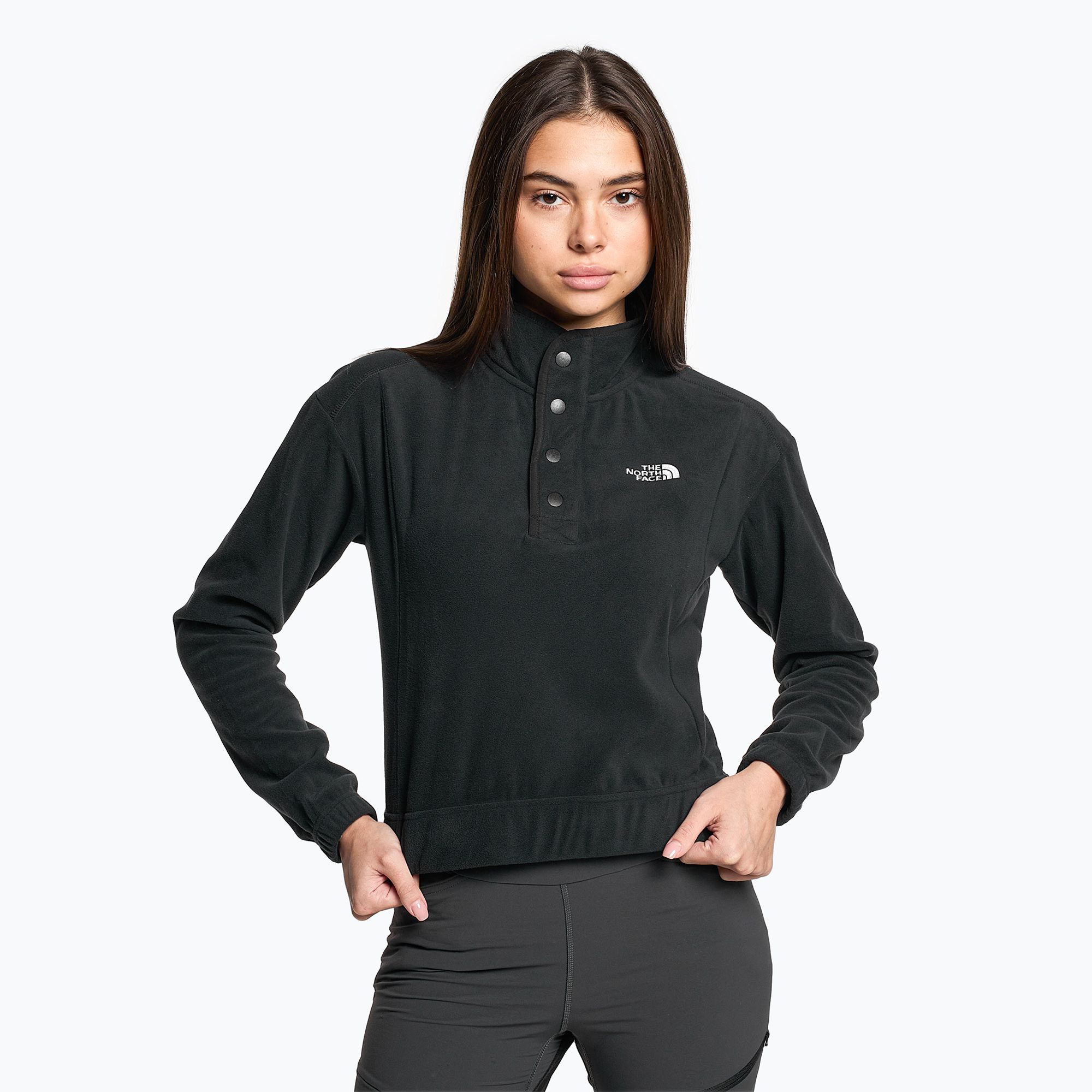Bluza trekkingowa damska The North Face Homesafe Snap Neck Fleece Pullover black/black 