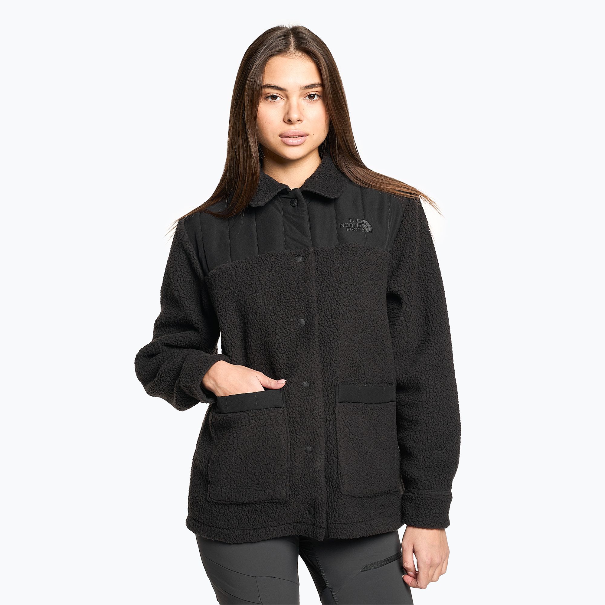 Kurtka damska The North Face Cragmont Fleece Shacket black 