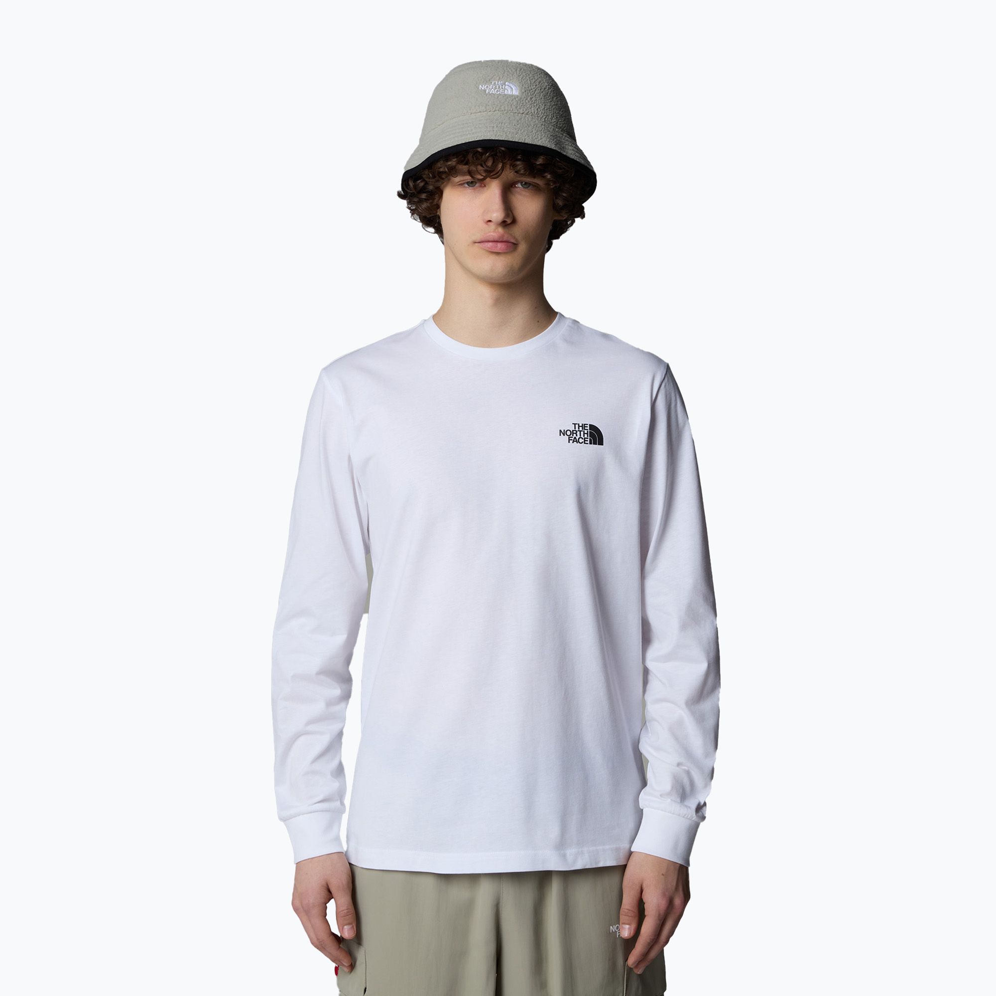 Longsleeve męski The North Face Box Nse Tee tnf white 