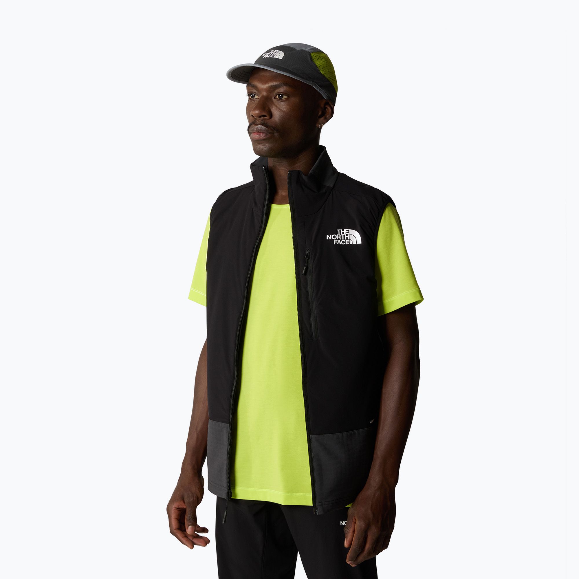 Bezrękawnik trekkingowy męski The North Face Elixir Hybrid Ventrix asphalt grey/black 
