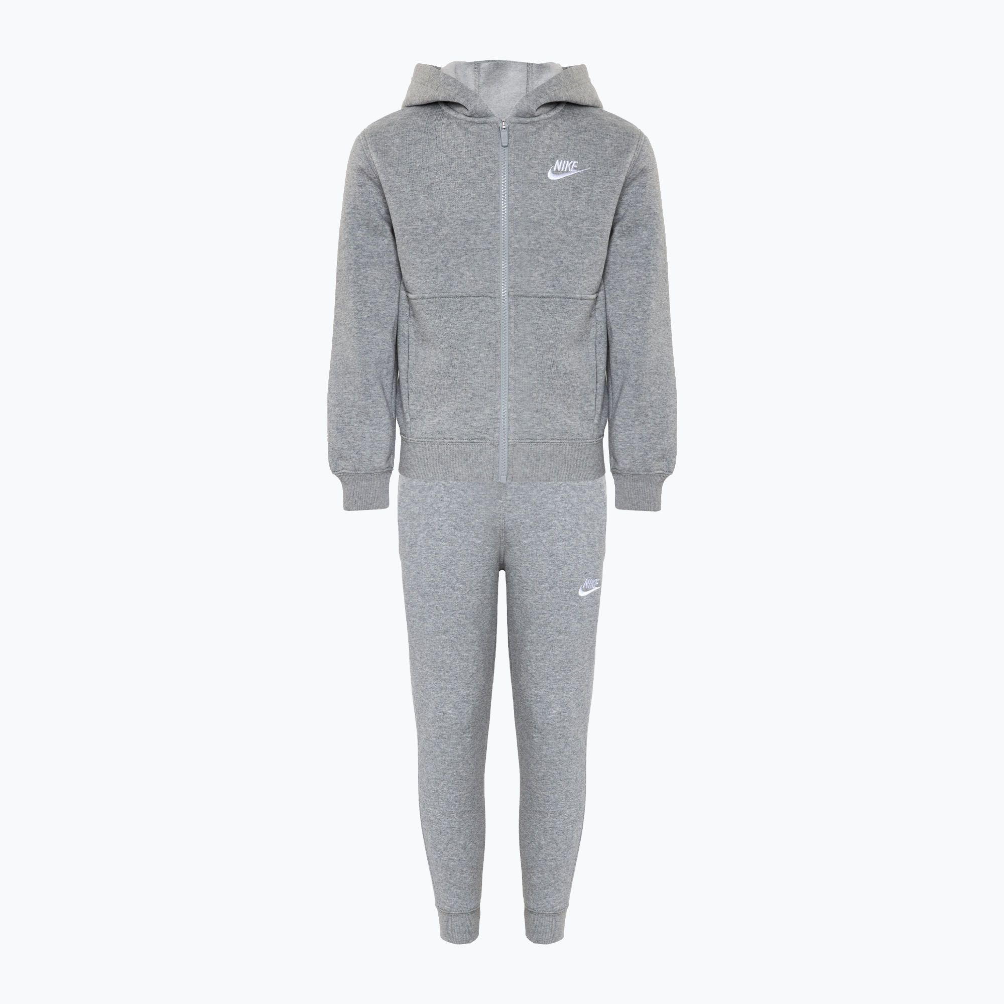 Dres dziecięcy Nike Sportswear dark gray heather/ white 
