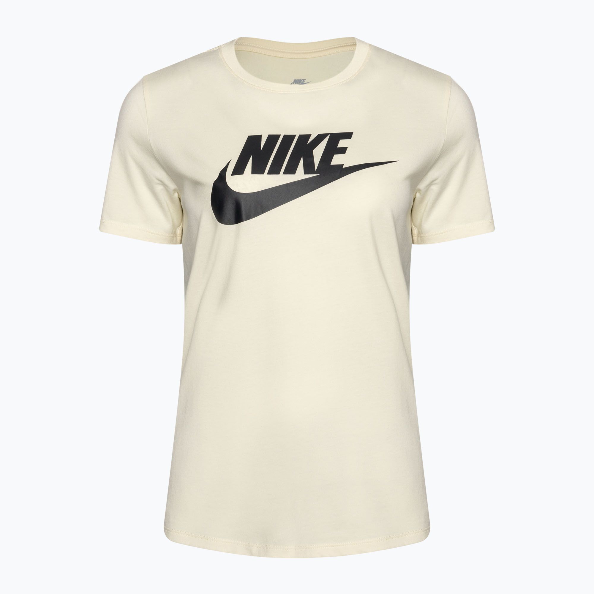 Koszulka damska Nike Sportswear Club Essentials Logo coconut milk/black 
