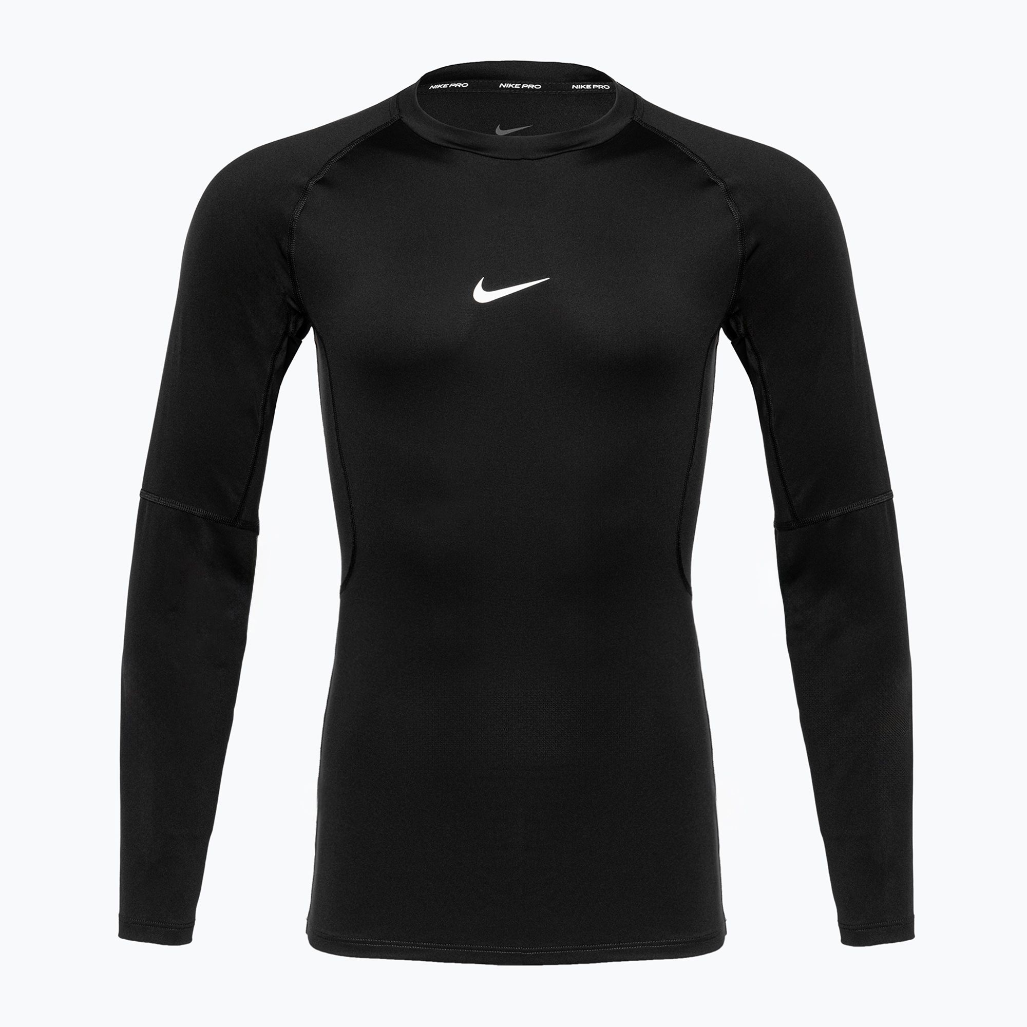 Longsleeve treningowy męski Nike Pro Dri-Fit Tight Fitness black/white 