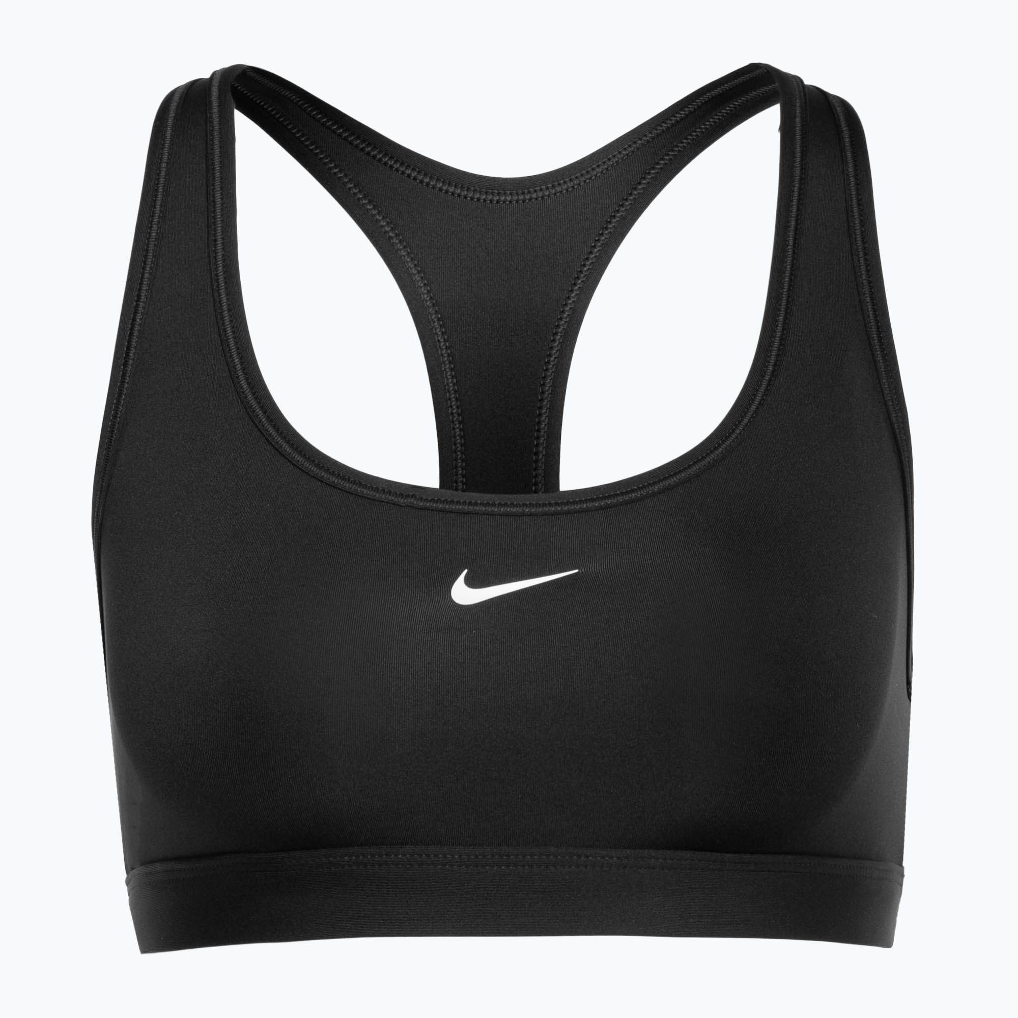 Biustonosz treningowy Nike Swoosh Light Support black/white 