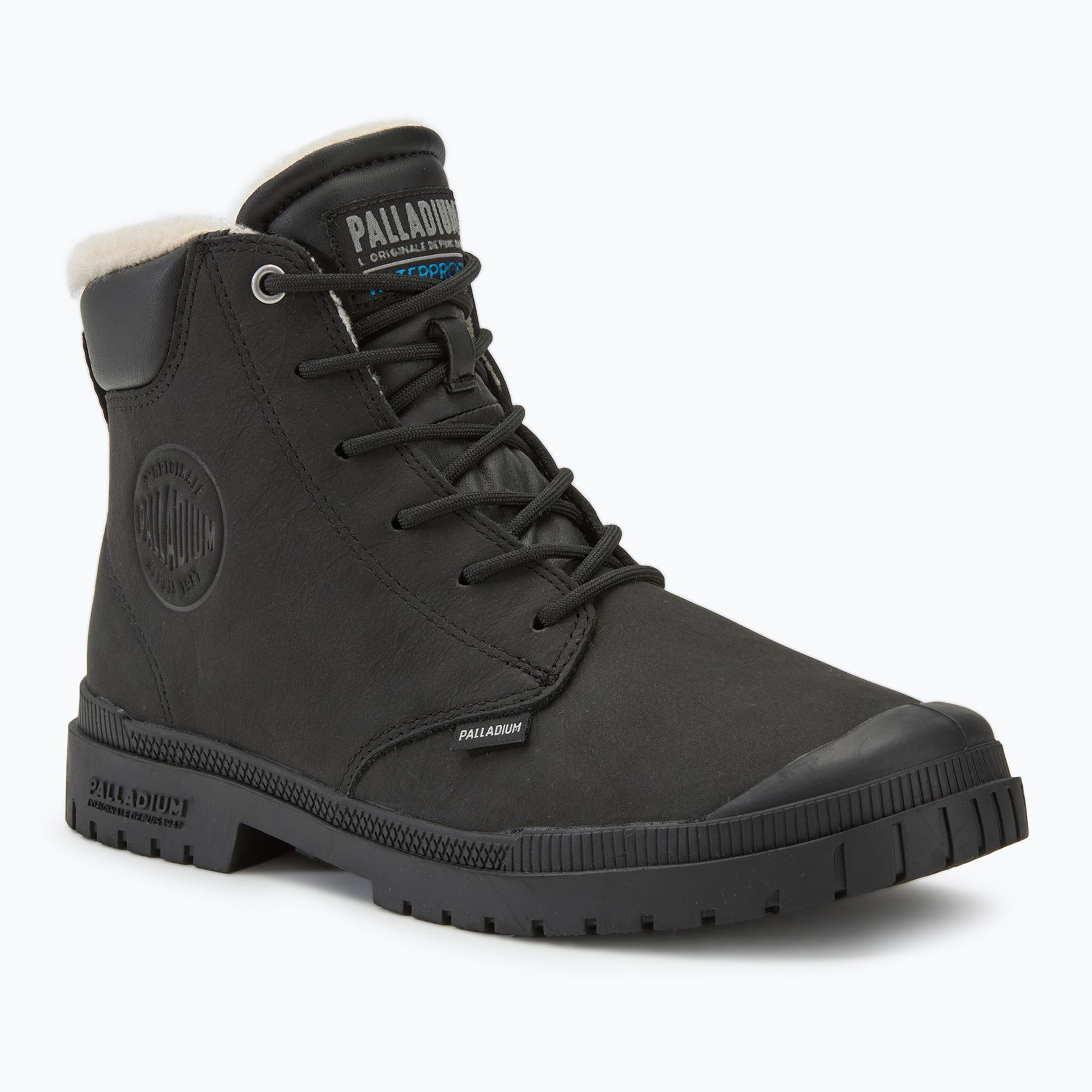 Buty Palladium SP20 Cuff Leather Waterproof WL black 