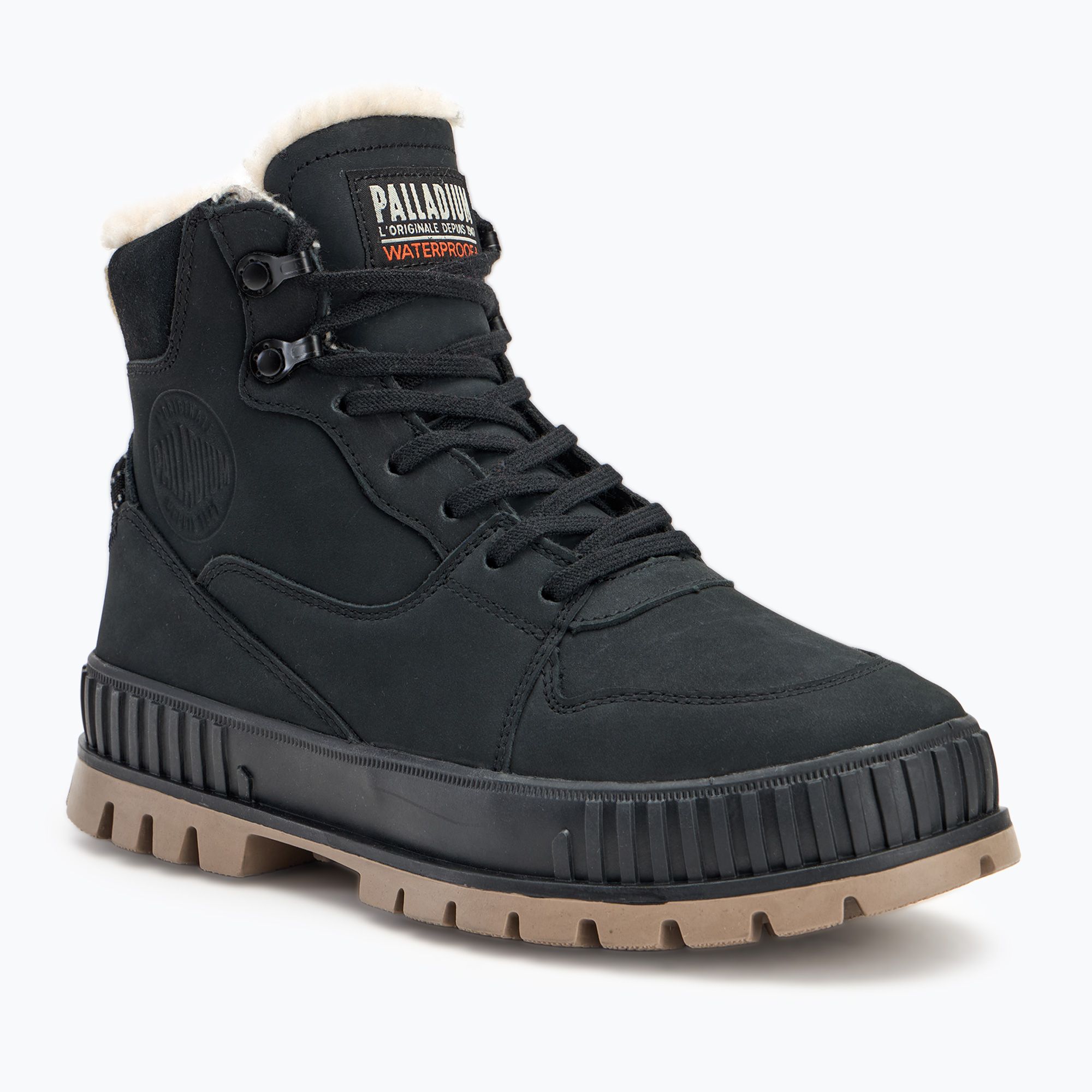 Buty damskie Palladium Pallashock Warm WP black 