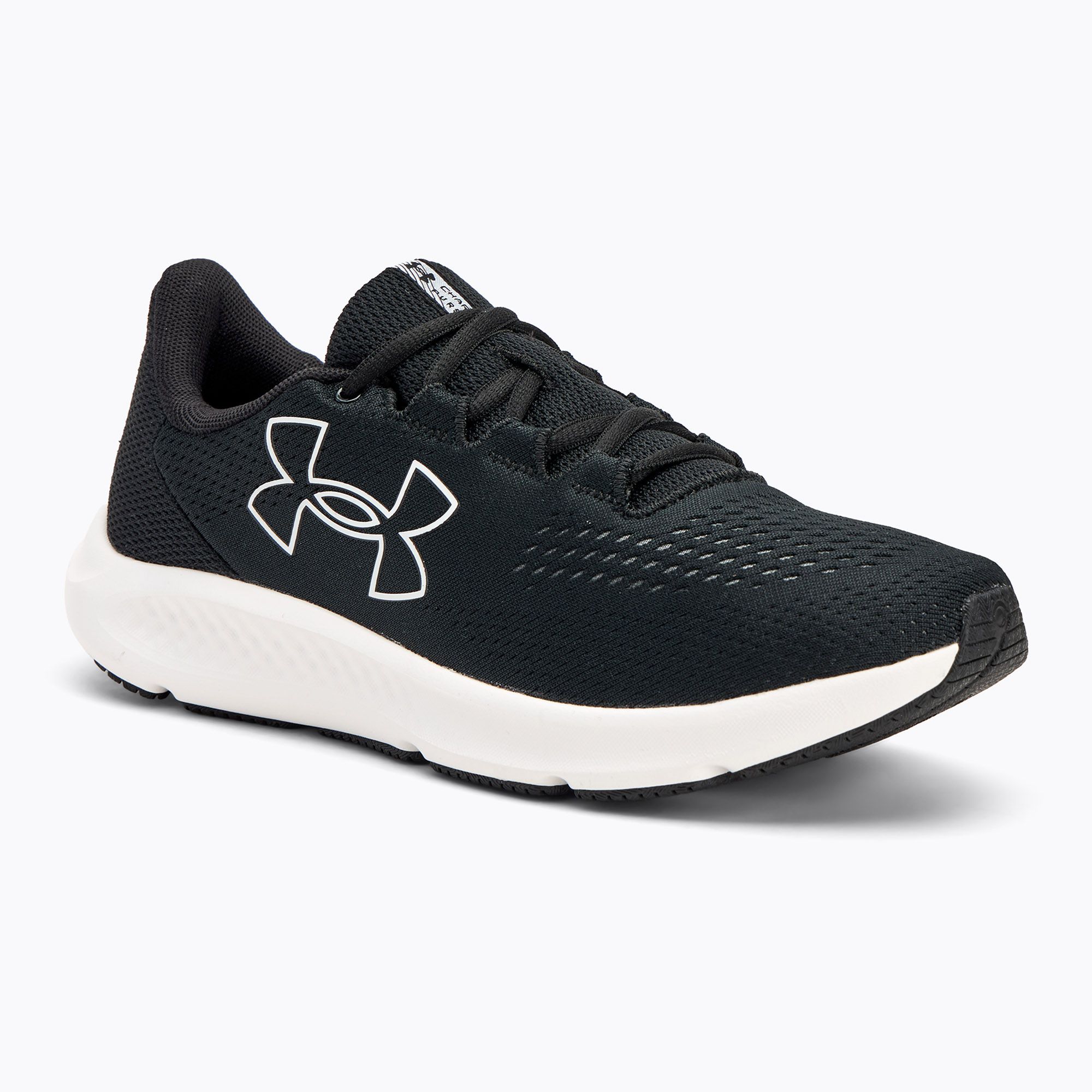 Buty do biegania męskie Under Armour Charged Pursuit 3 Big Logo black/black/white 