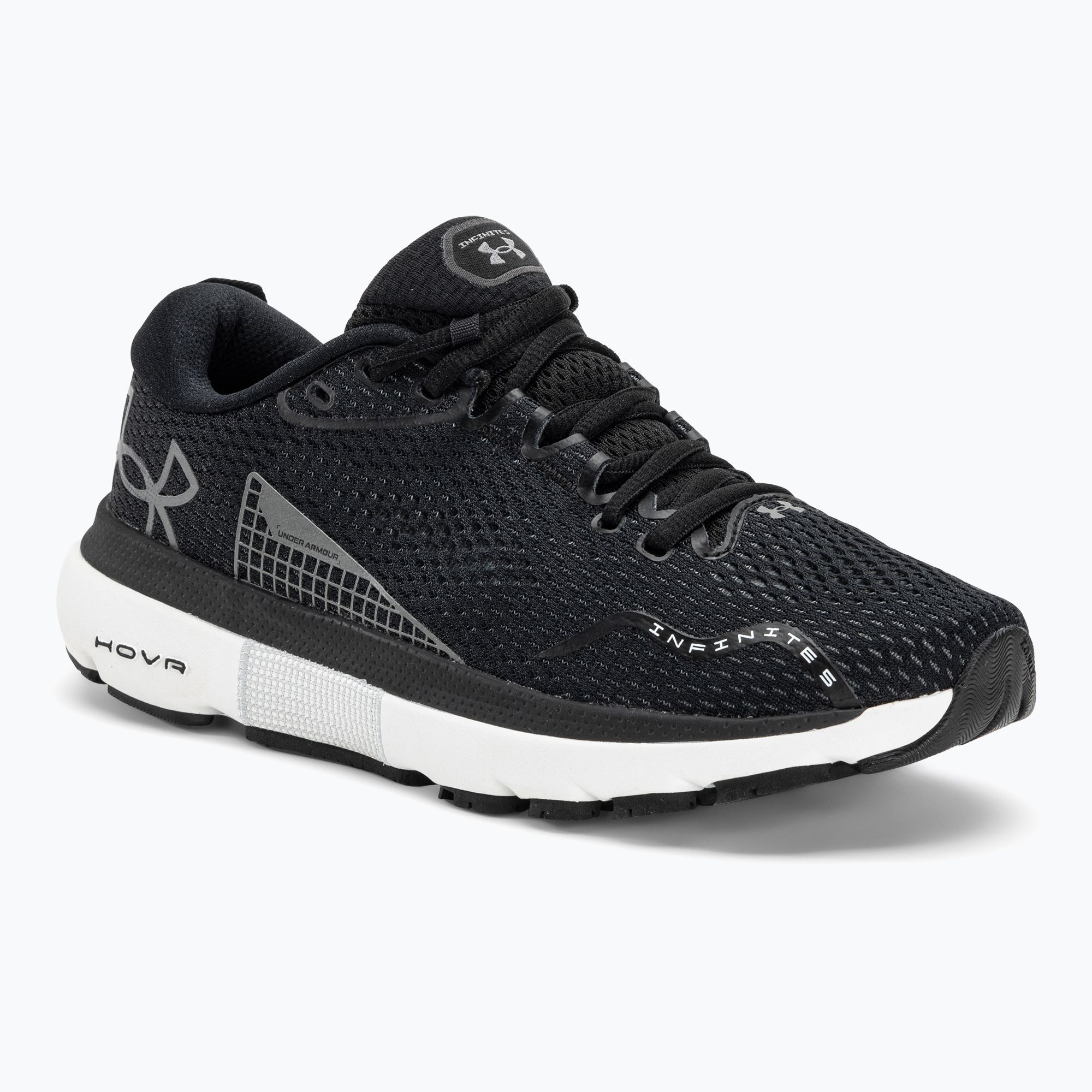Buty do biegania damskie Under Armour W Hovr Infinite 5 black/white/metallic gun metal 