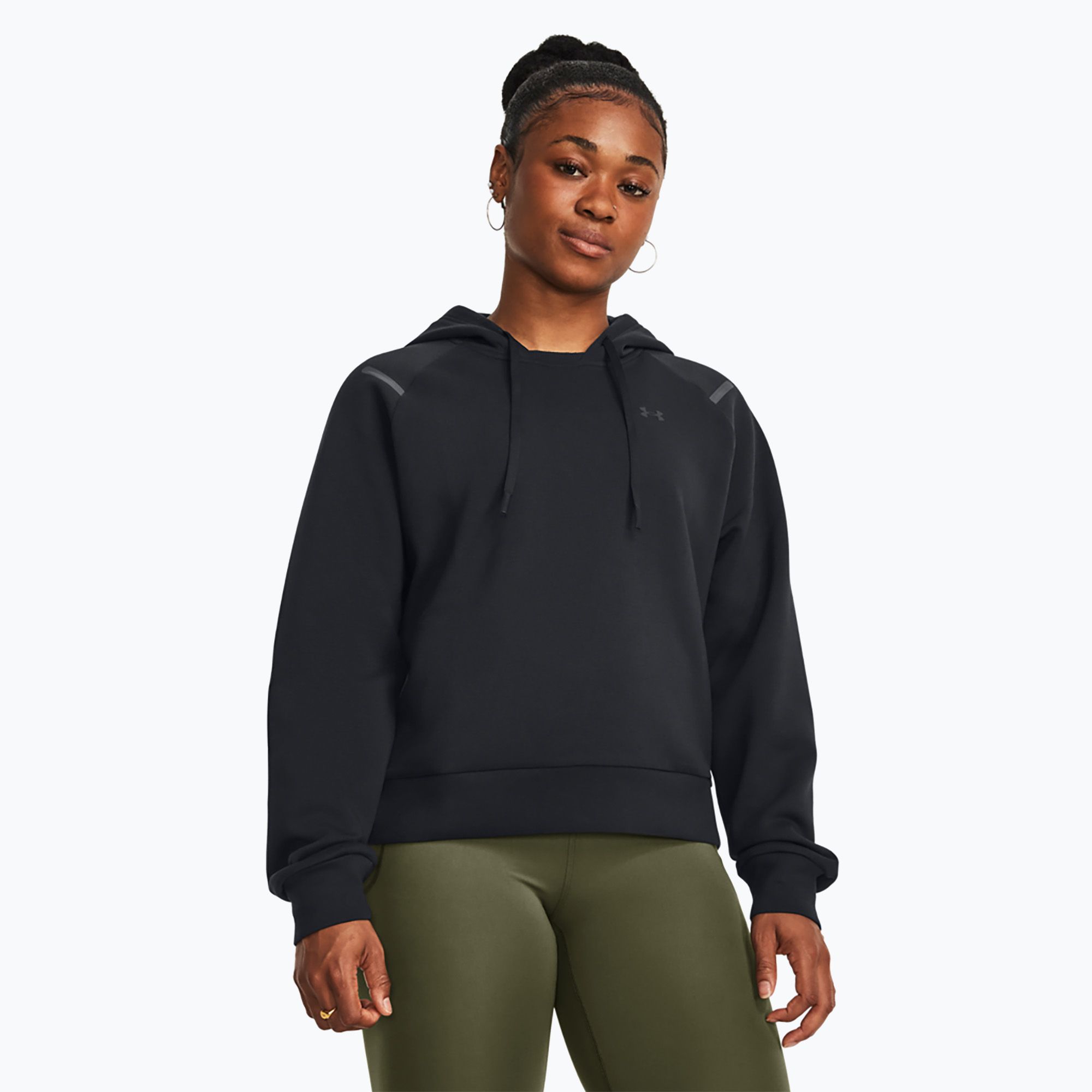 Bluza damska Under Armour Fleece Hoodie black/black 