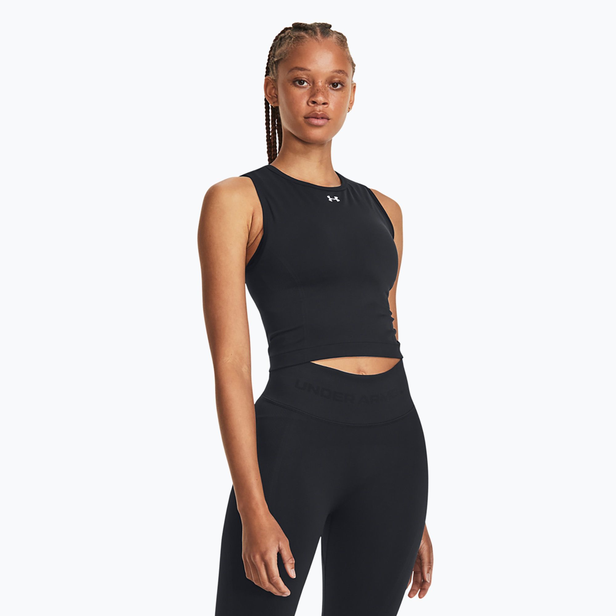 Koszulka treningowa damska Under Armour Vanish Seamless black/white 