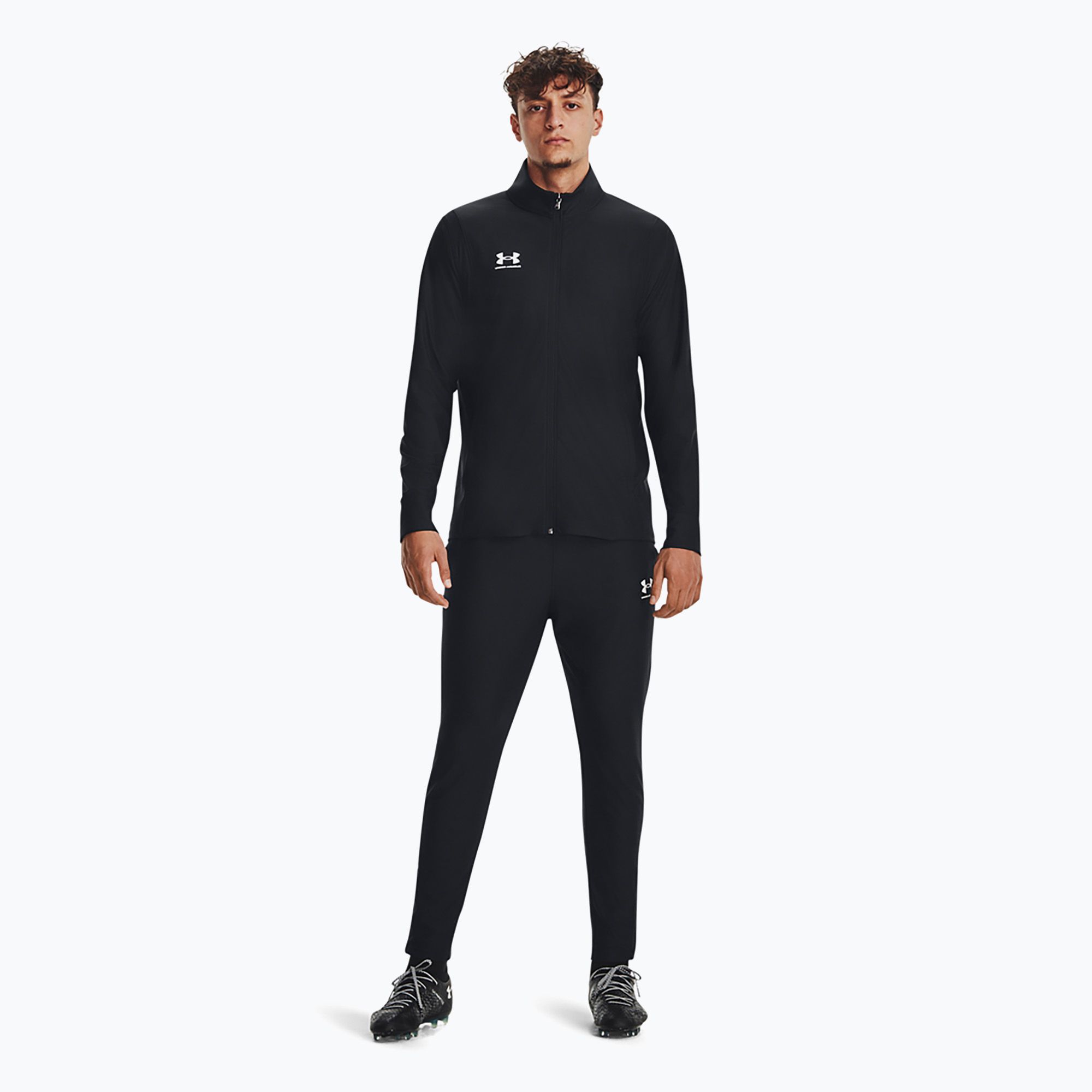 Komplet piłkarski męski Under Armour Challenger Tracksuit black/white 