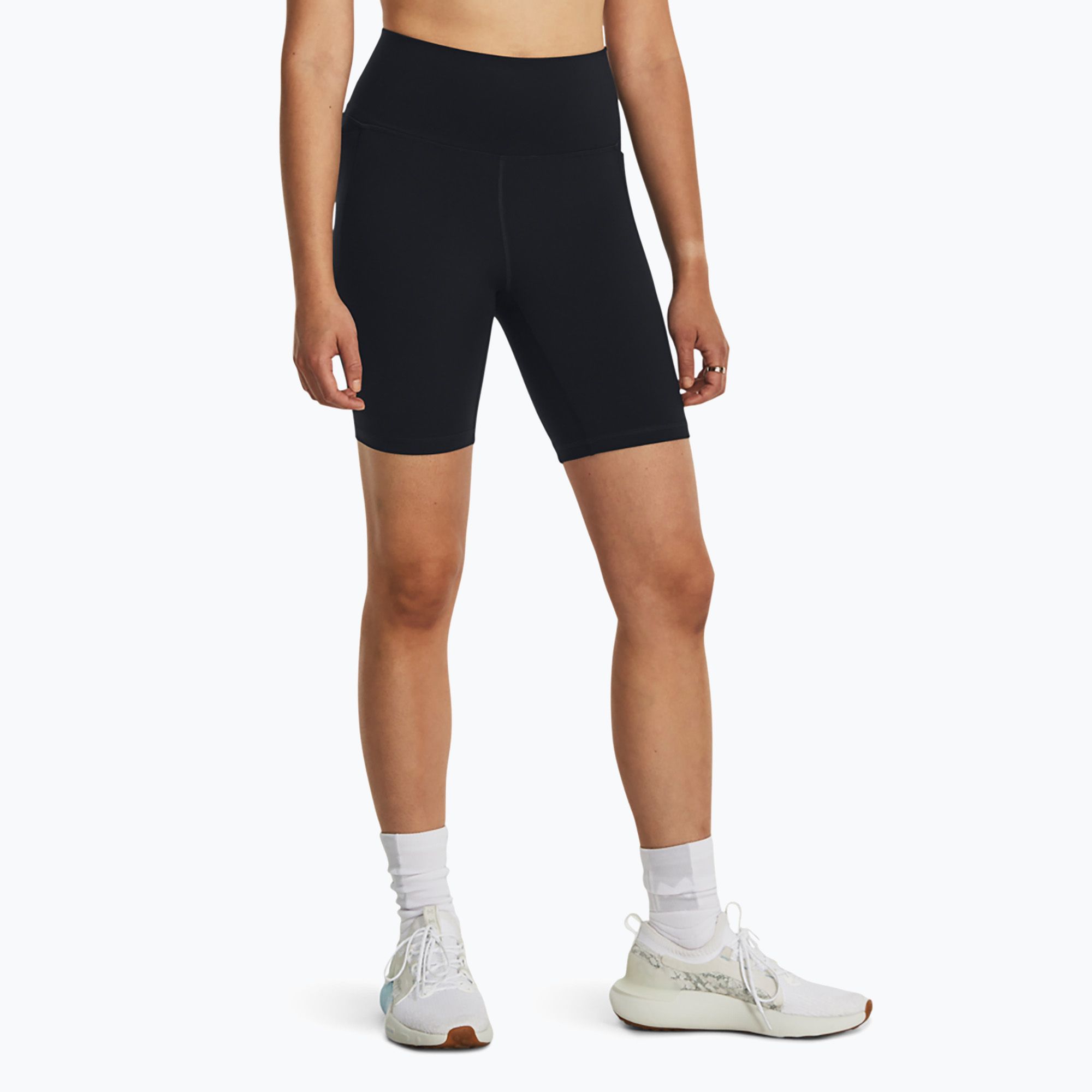 Spodenki treningowe damskie Under Armour Meridian Bike 7in black/black 