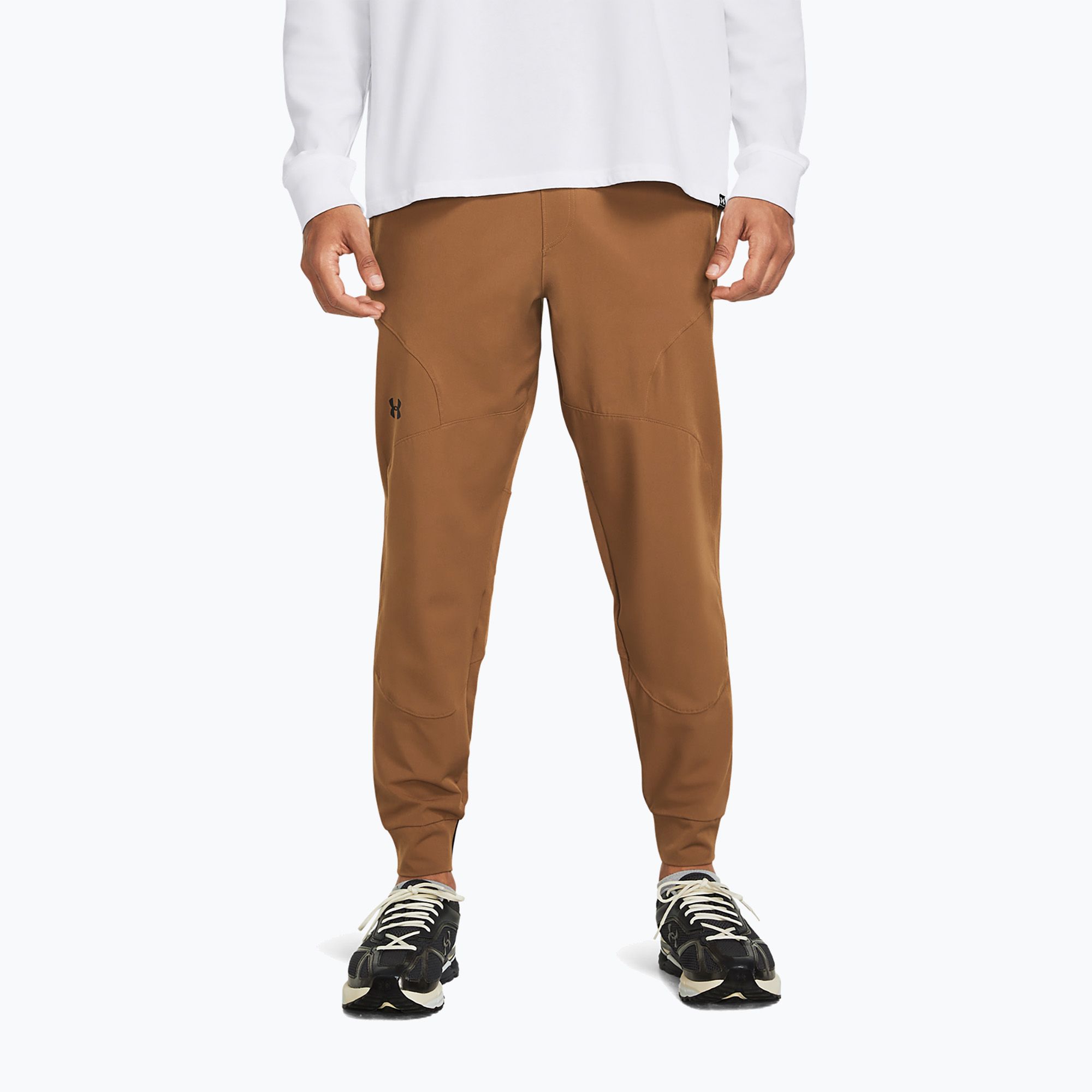 Spodnie treningowe męskie Under Armour Unstoppable Joggers tundra/black 