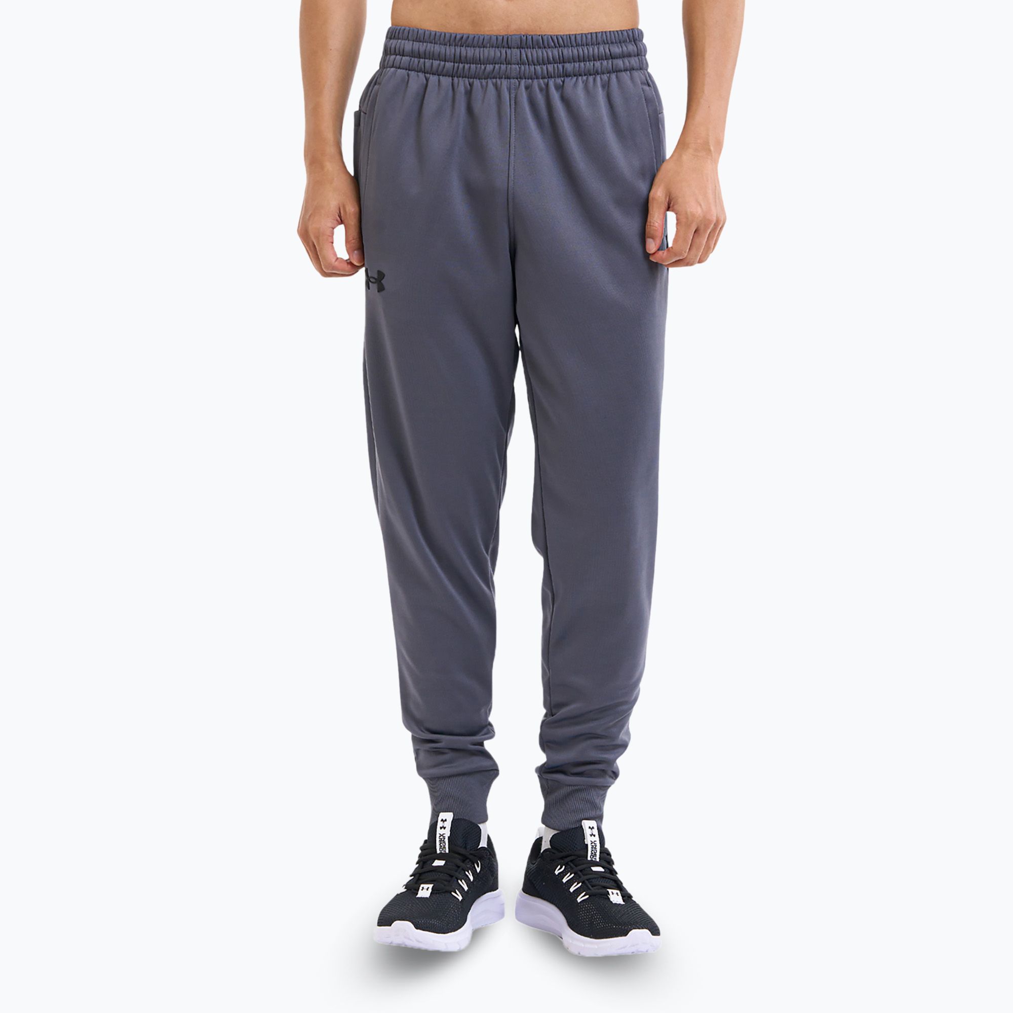 Spodnie męskie Under Armour Armour Fleece Joggers castlerock/black 