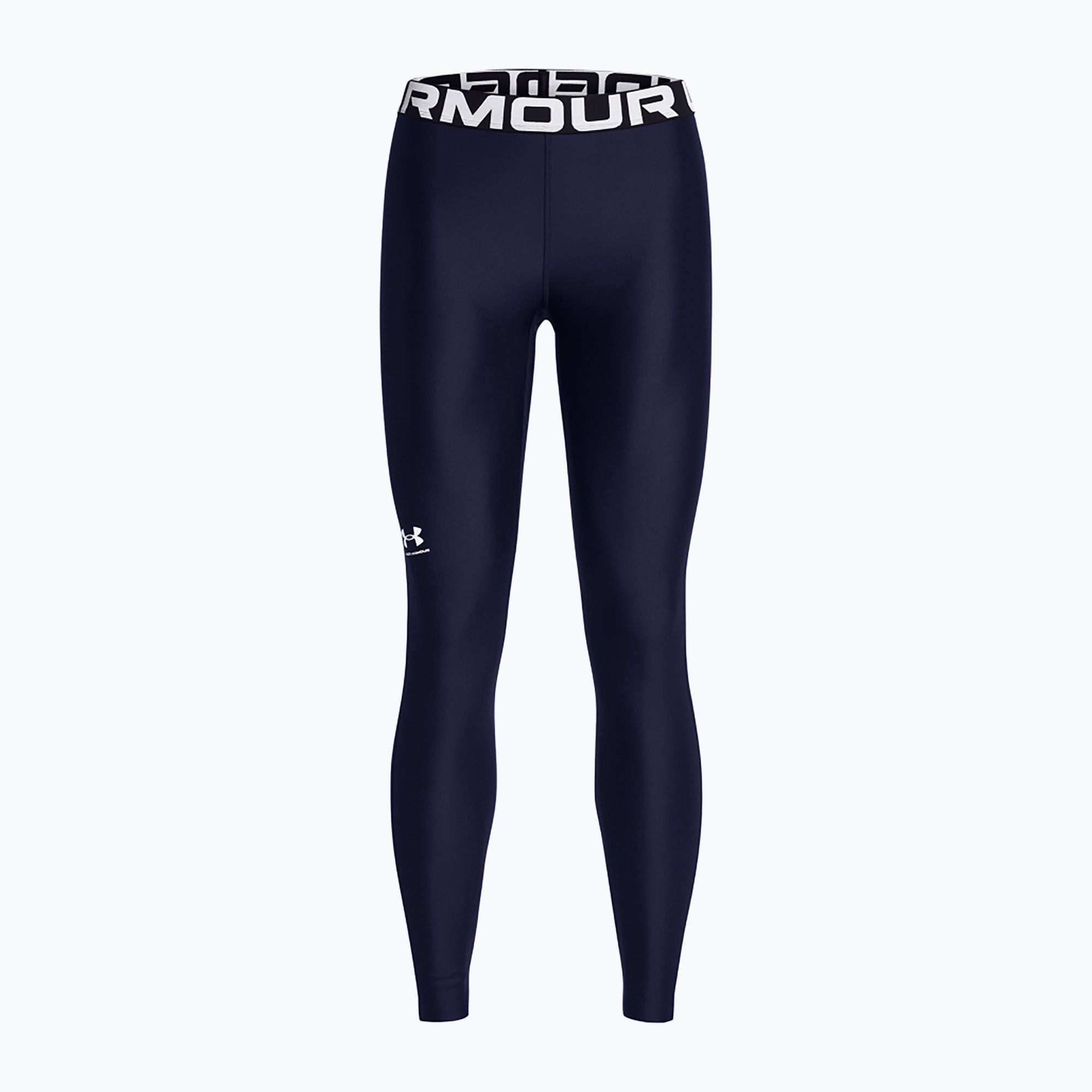 Legginsy treningowe damskie Under Armour HeatGear midnight navy/white 