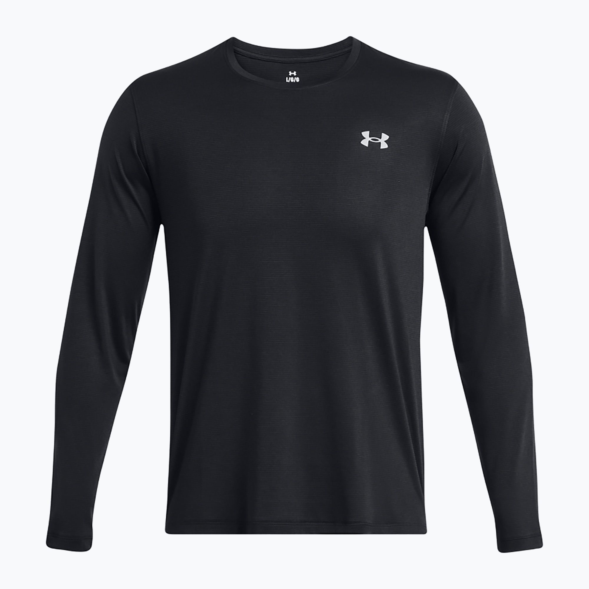 Longsleeve do biegania męski Under Armour Launch black/reflective 