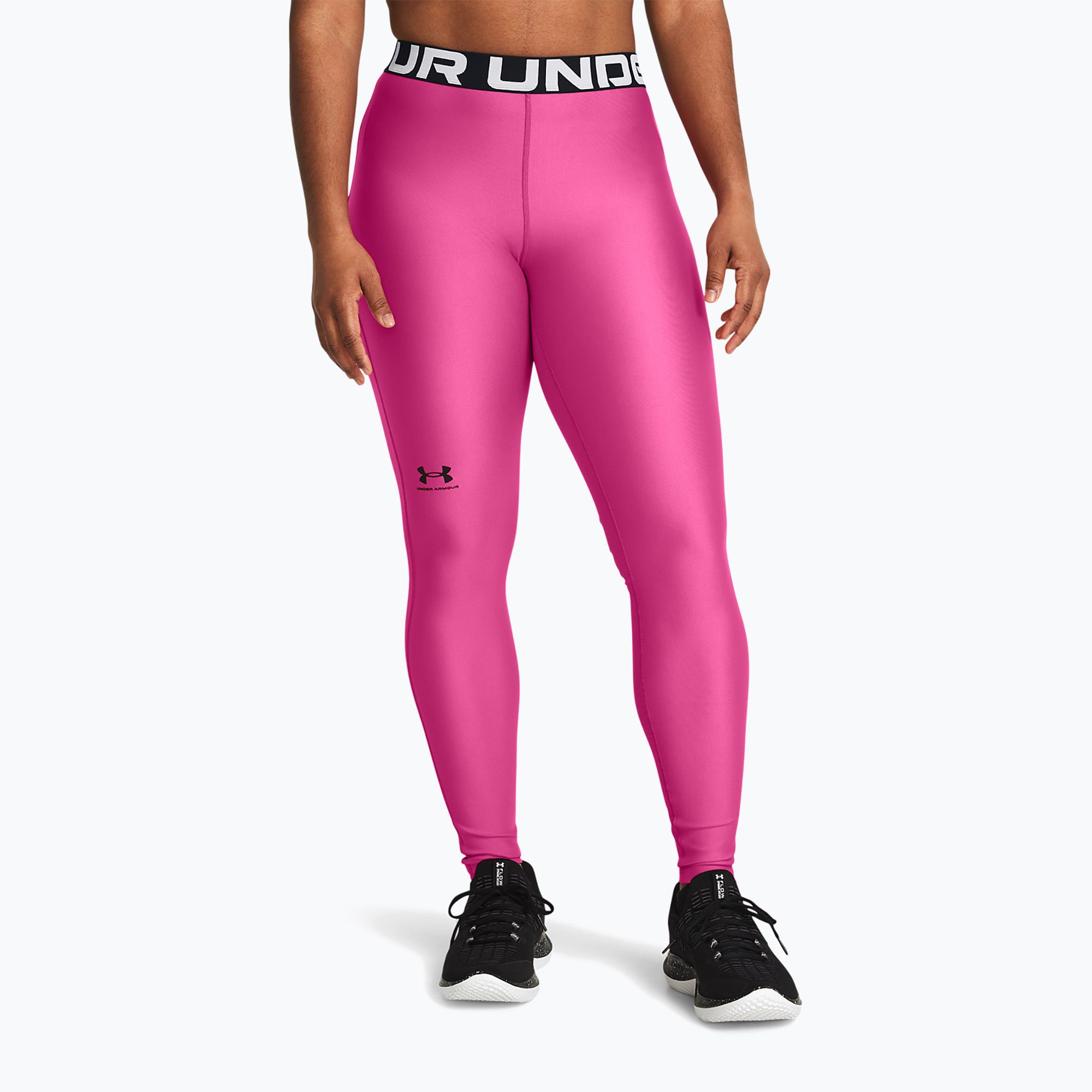 Legginsy treningowe damskie Under Armour HeatGear astro pink/black 