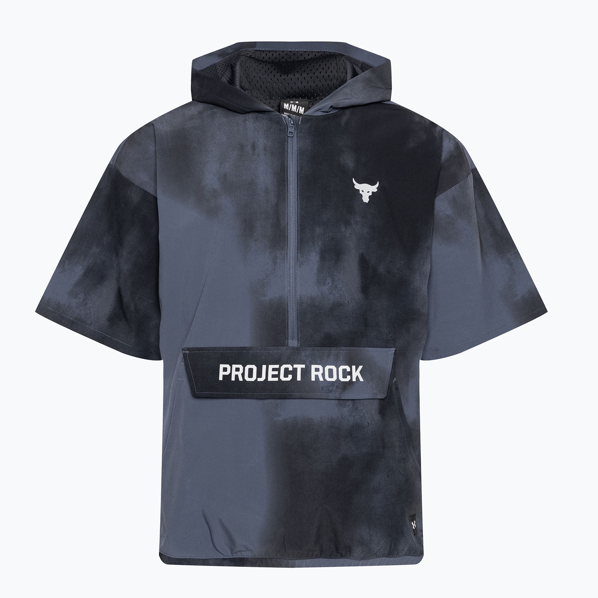 Kurtka treningowa męska Under Armour Project Rock Warm Up Hooded downpour gray/mod gray 