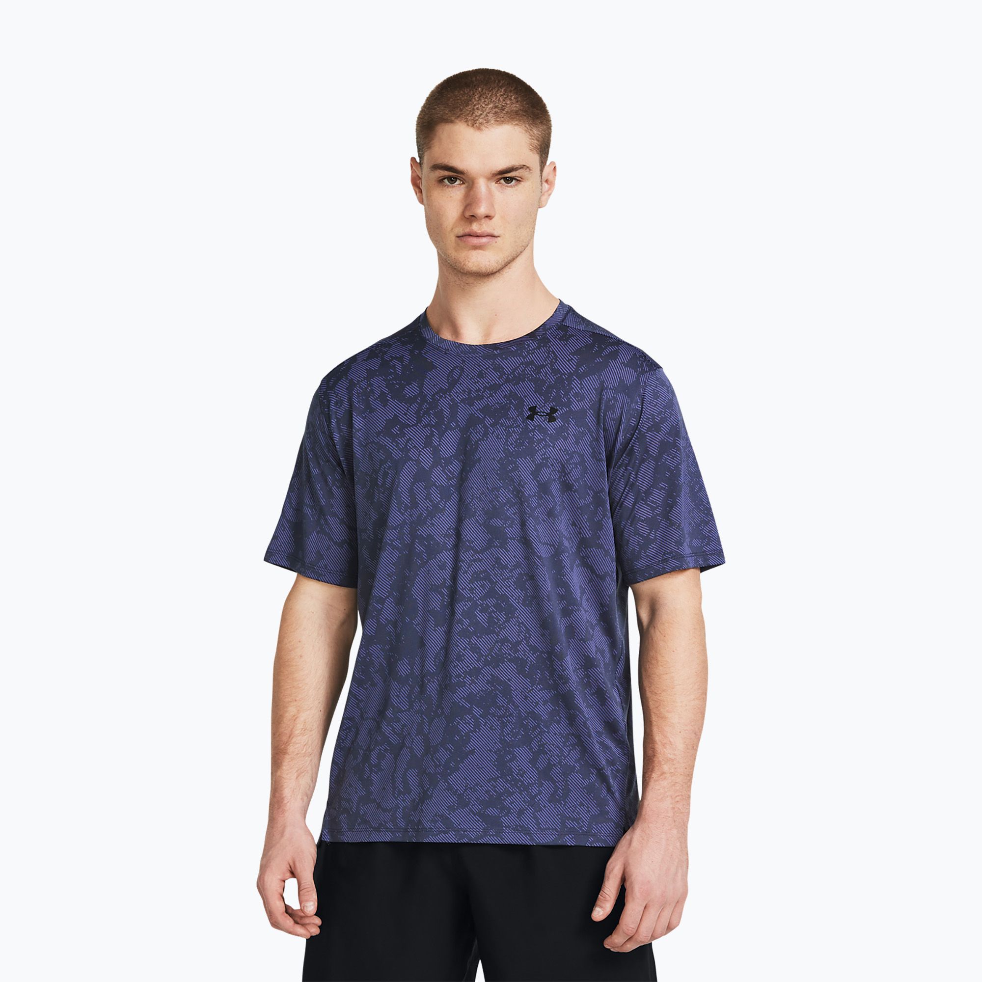 Koszulka treningowa męska Under Armour Tech Vent Geode starlight/black 