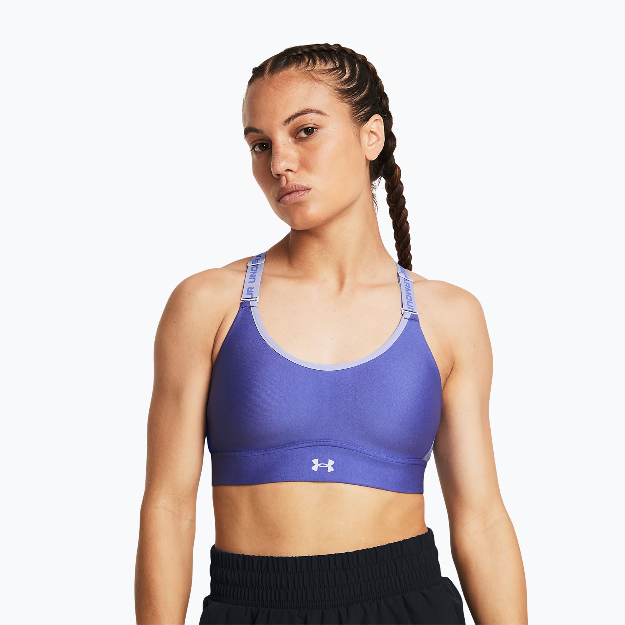Biustonosz treningowy Under Armour Infinity Mid starlight/celeste 