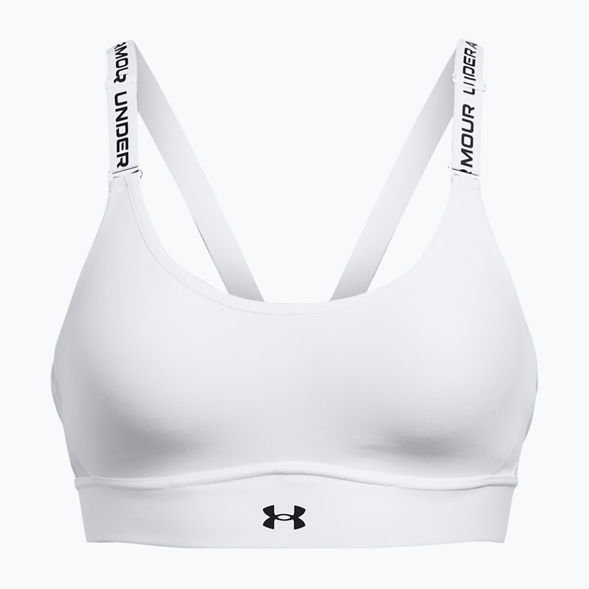 Biustonosz treningowy Under Armour Infinity Mid white/black 
