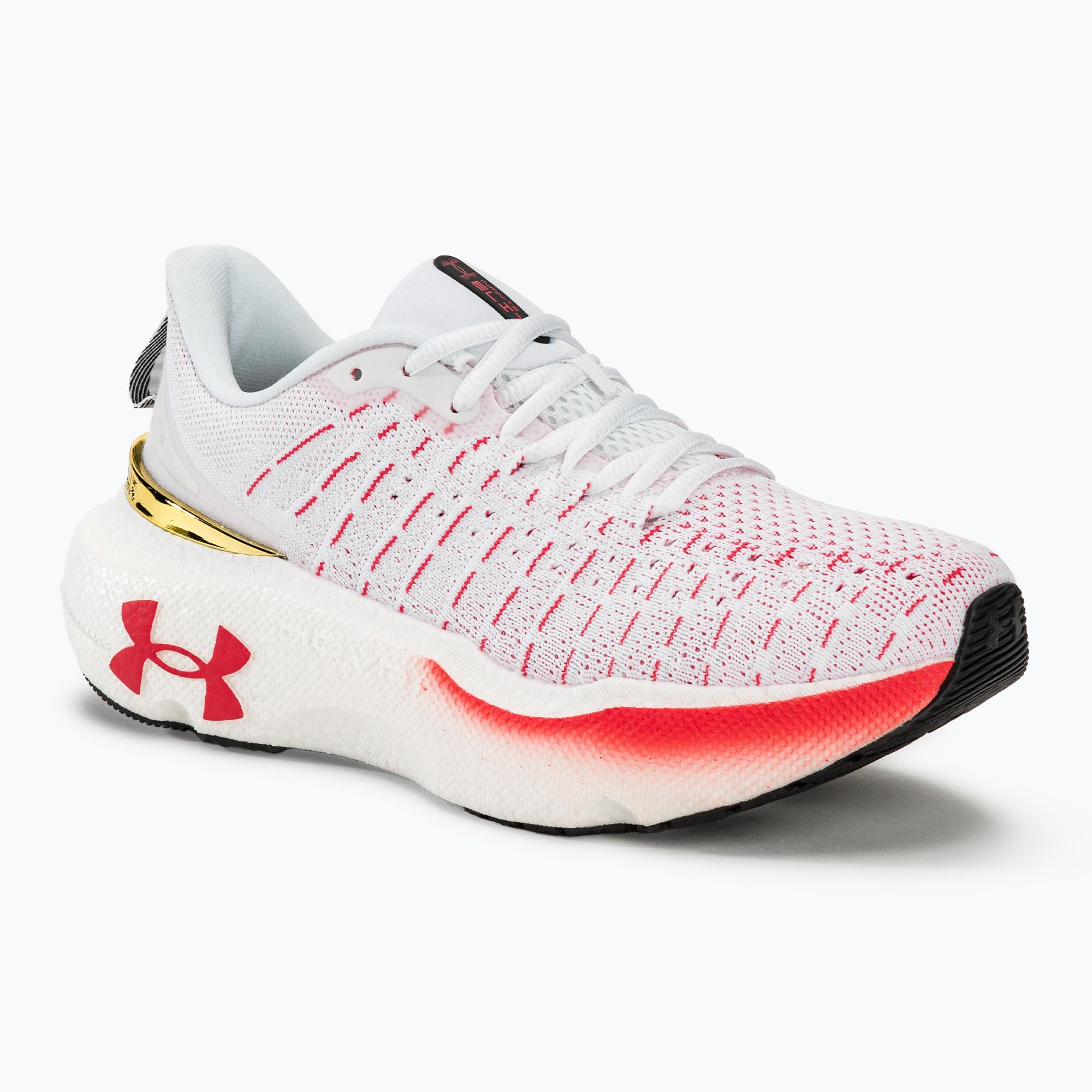 Buty do biegania damskie Under Armour Infinite Elite white/black/metallic gold 