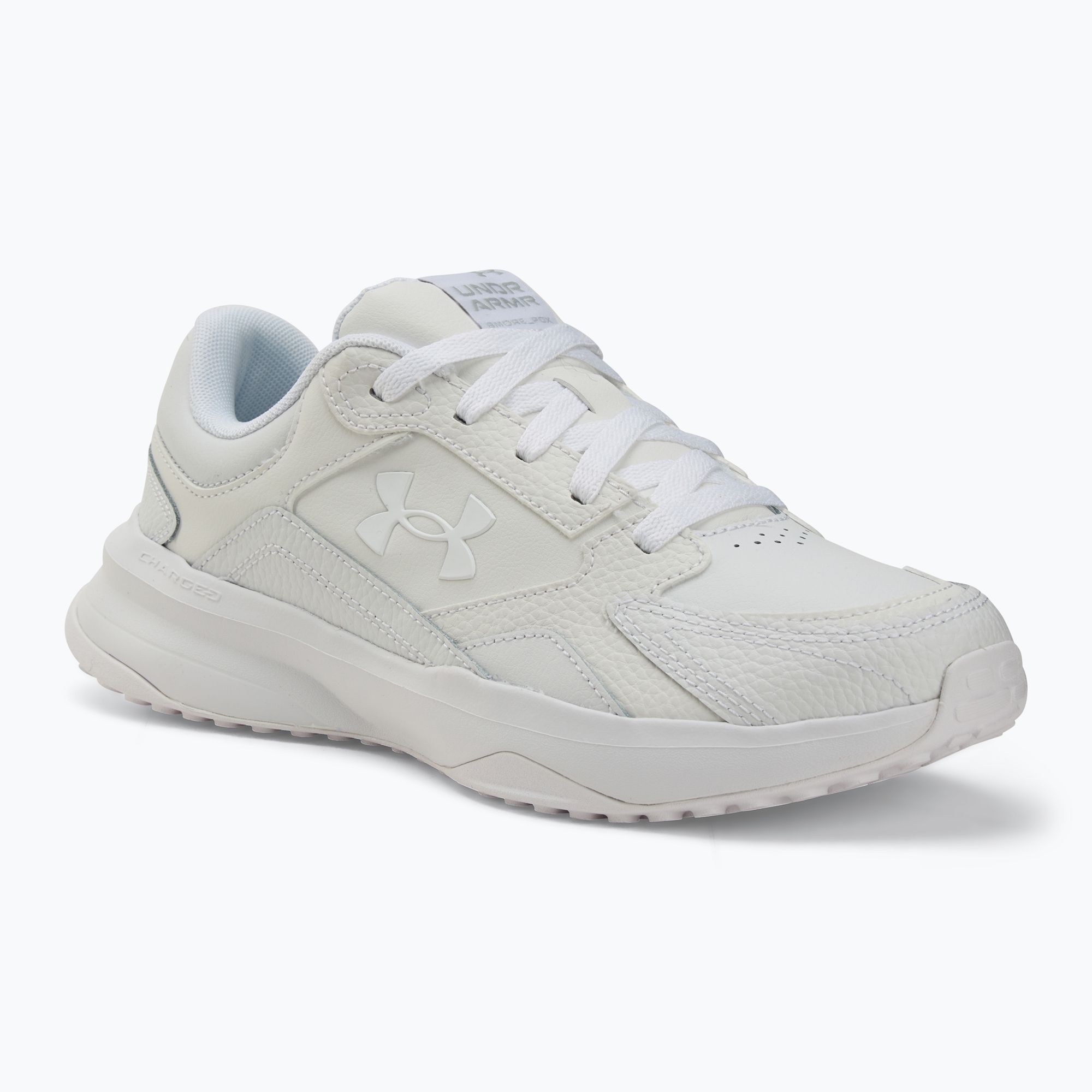 Buty treningowe męskie Under Armour Edge Leather white/white/halo gray 