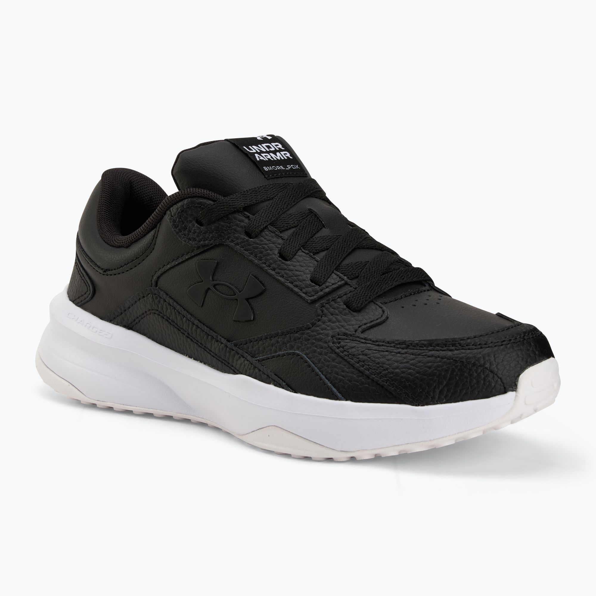 Buty treningowe męskie Under Armour Edge Leather black/black/white 