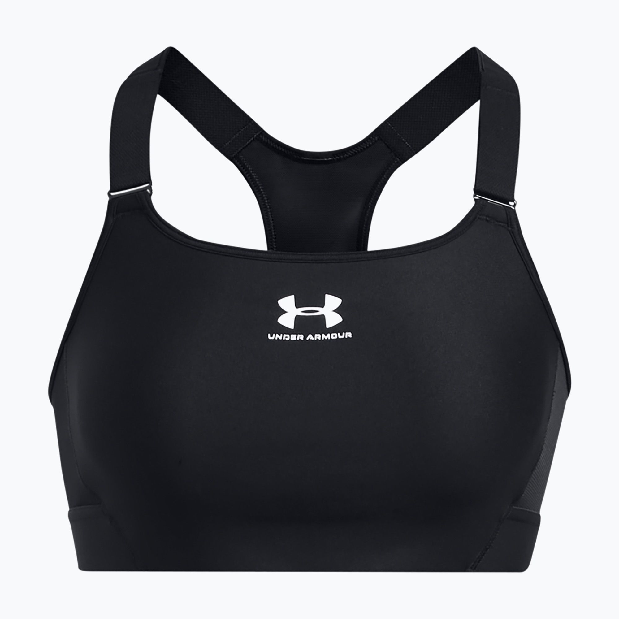 Biustonosz treningowy Under Armour HeatGear Armour High black/white 