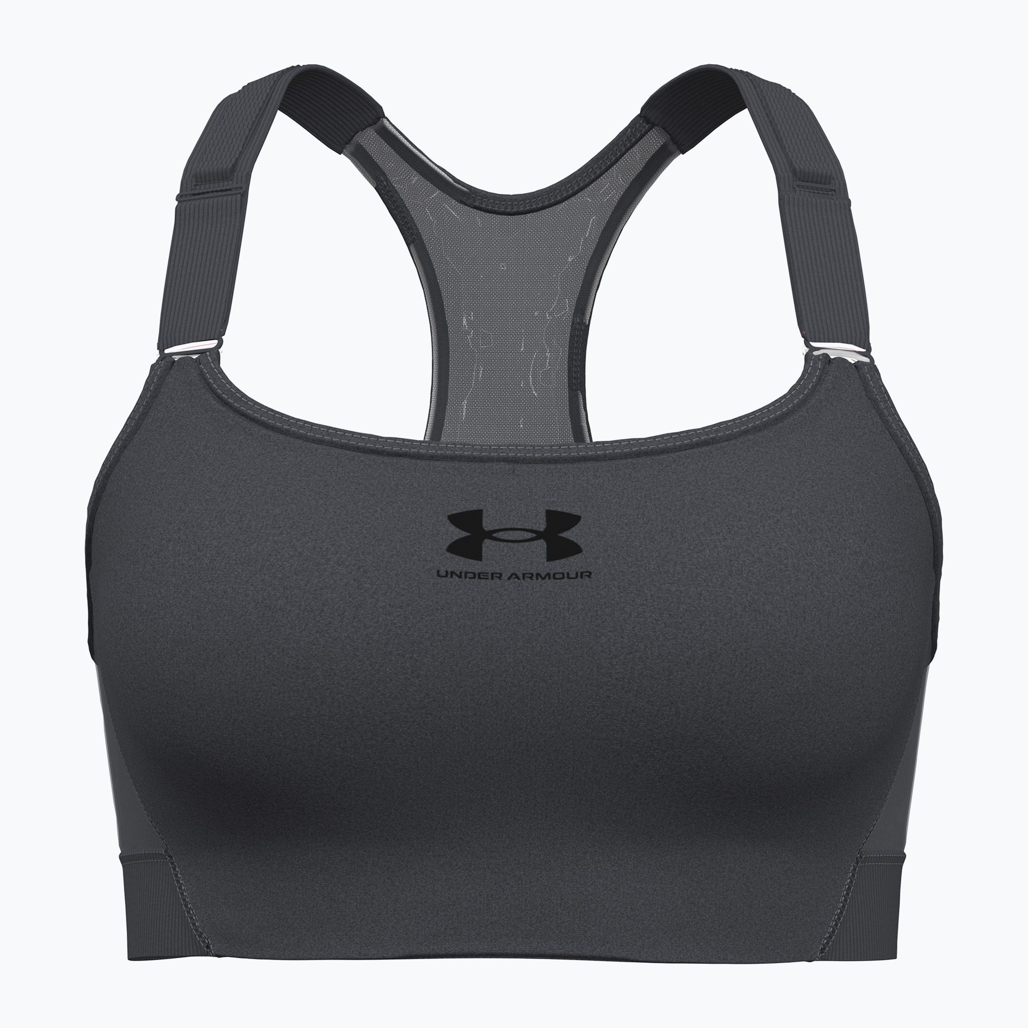Biustonosz treningowy Under Armour HeatGear Armour High castlerock/black 
