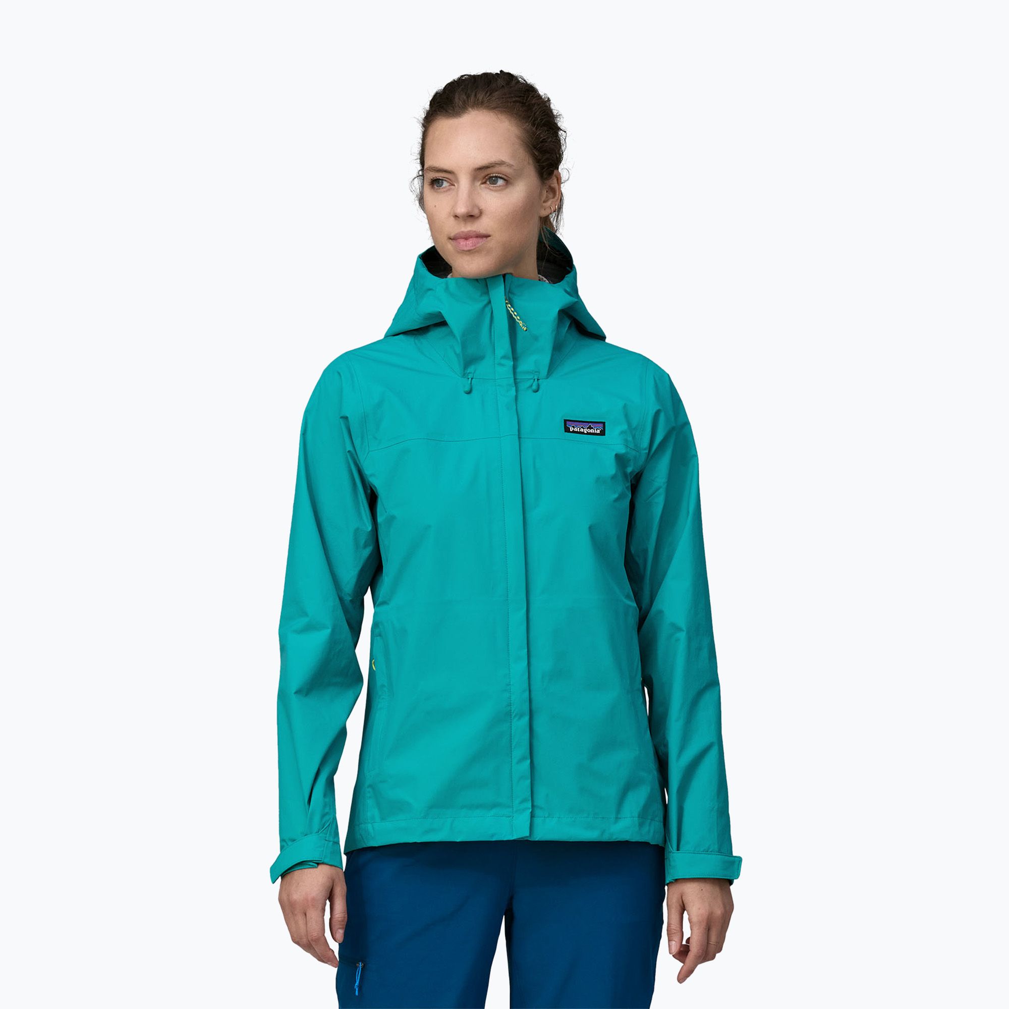 Kurtka przeciwdeszczowa damska Patagonia Torrentshell 3L Rain subtidal blue 