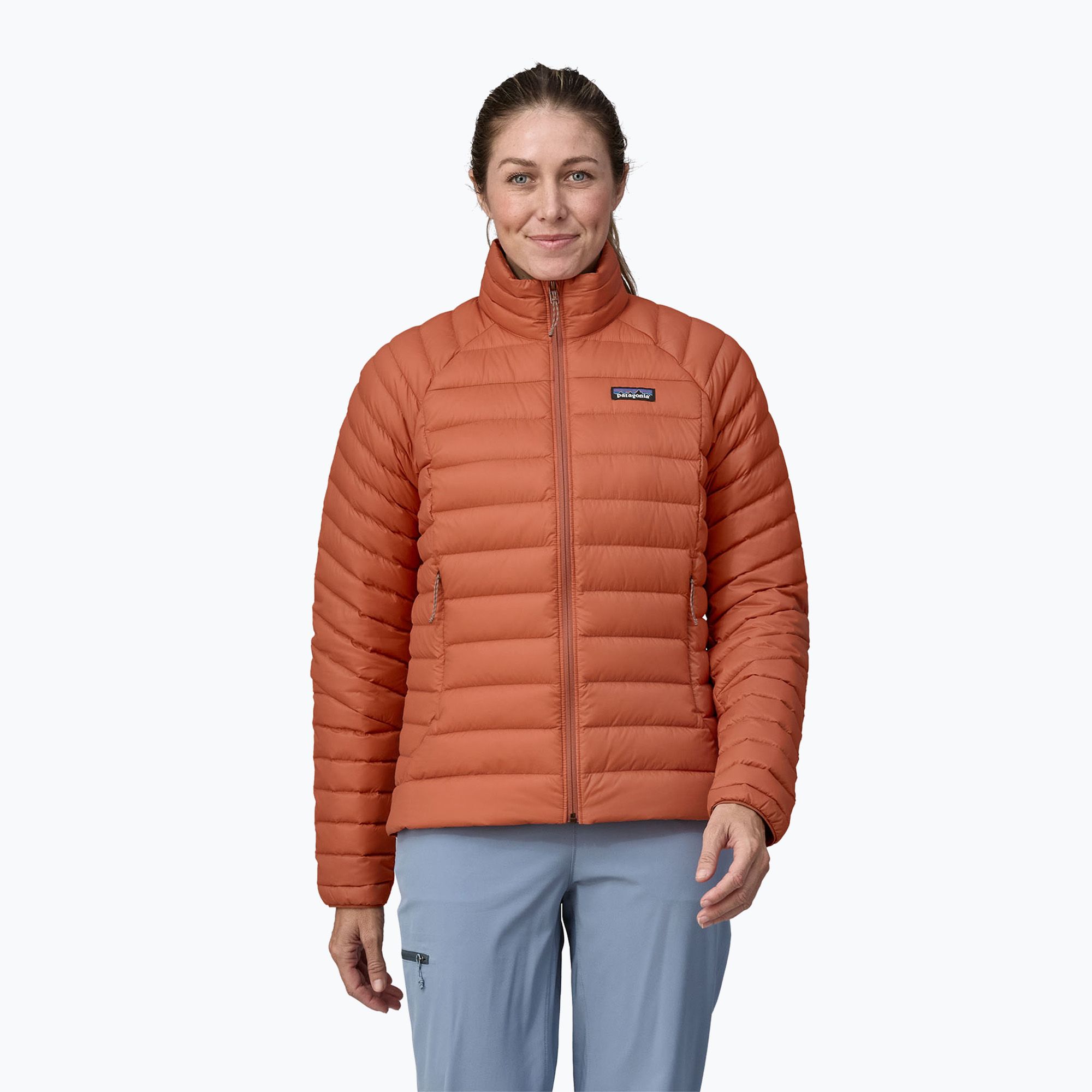 Kurtka puchowa damska Patagonia Down Sweater sienna clay 