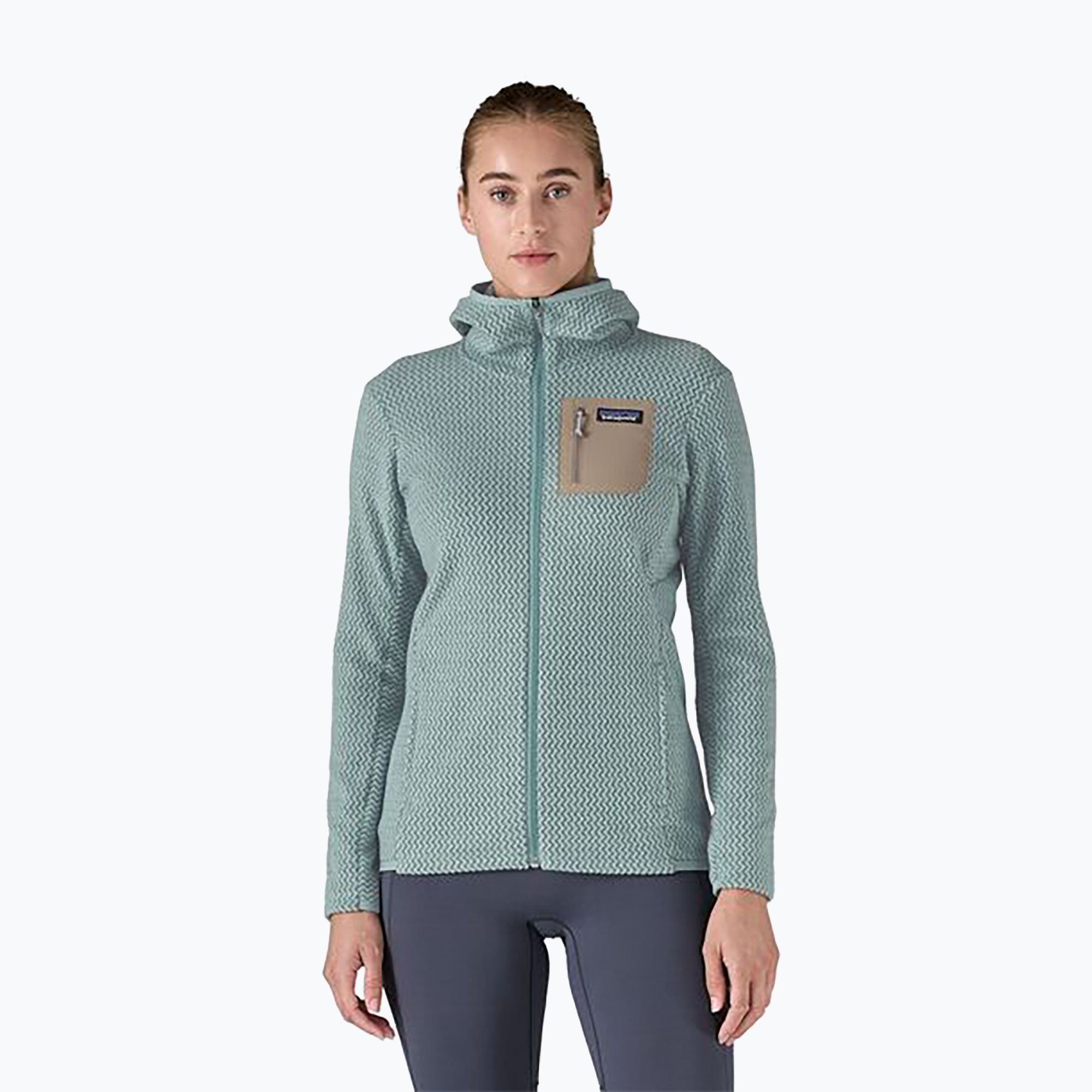 Bluza trekkingowa damska Patagonia R1 Air Full-Zip thermal blue 