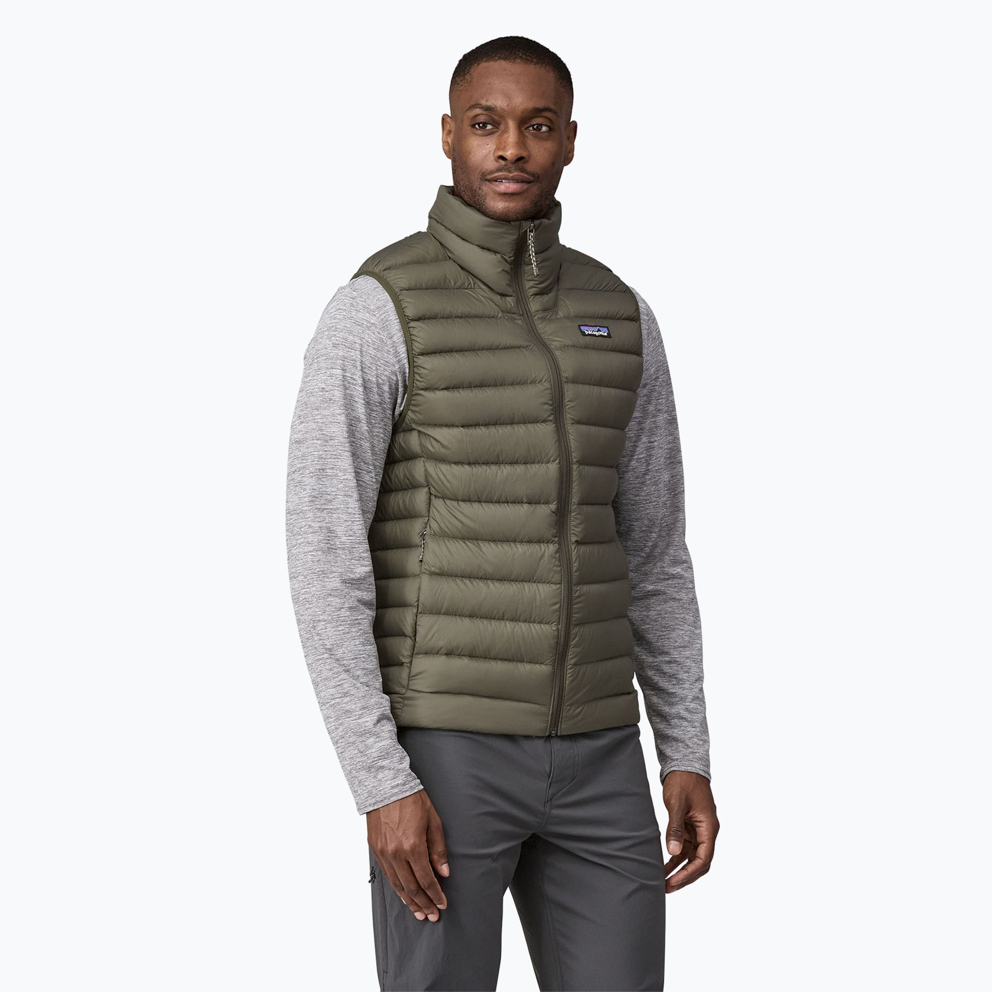 Bezrękawnik męski Patagonia Down Sweater pine needle green 