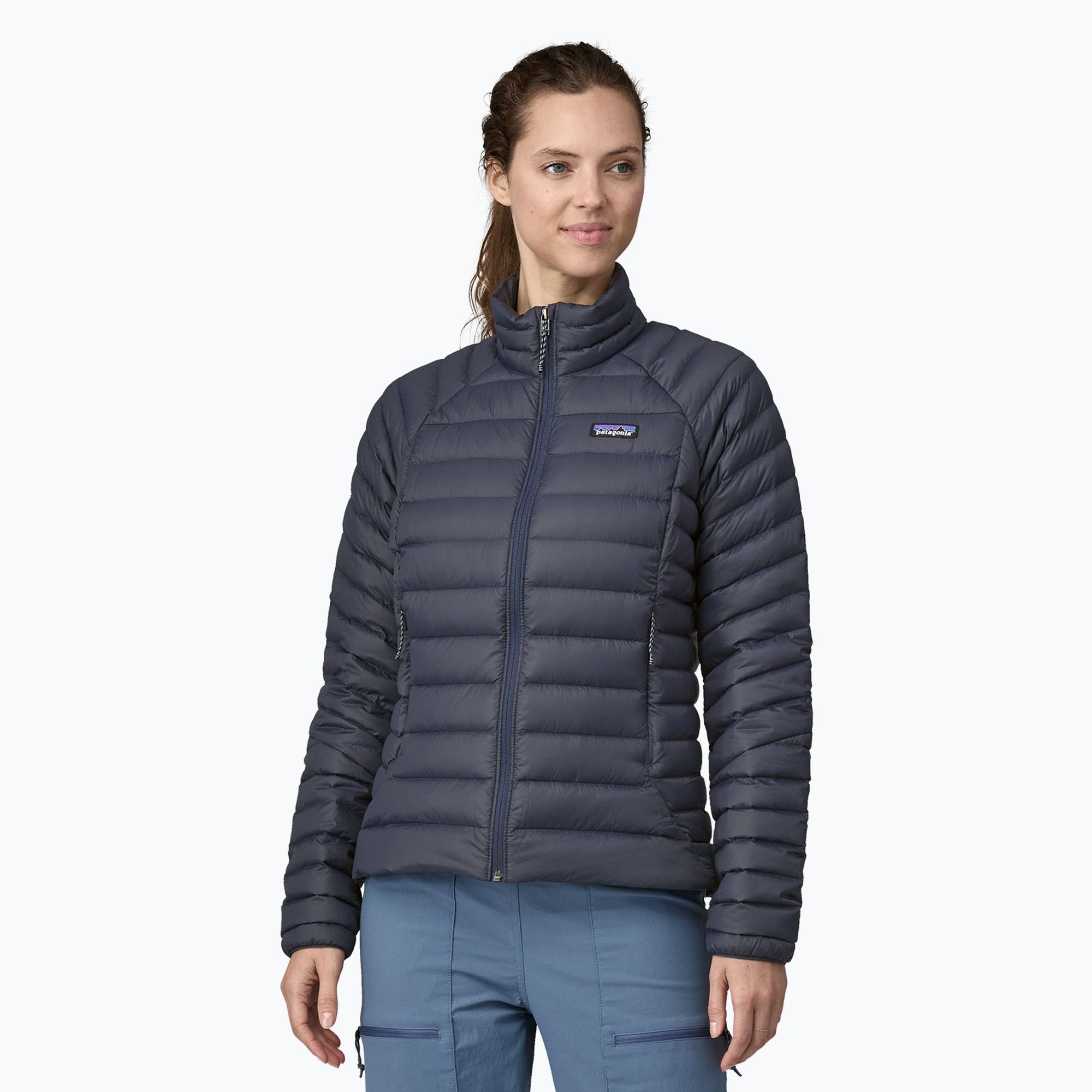 Kurtka puchowa damska Patagonia Down Sweater smolder blue 